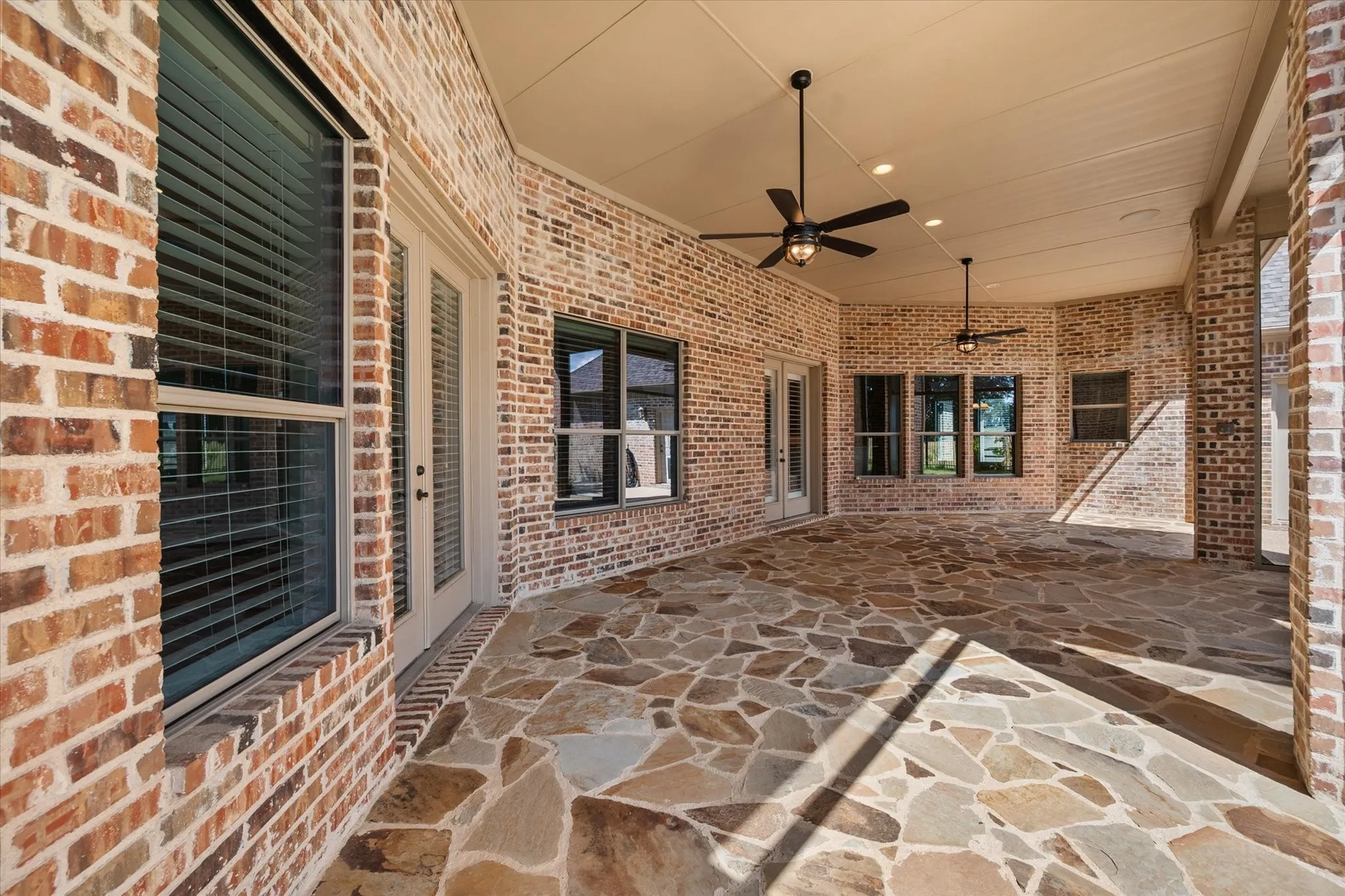 Fantastic Covered Patio with Motorized Screens