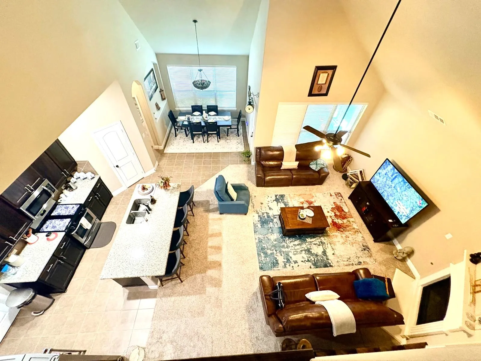 View from upstairs