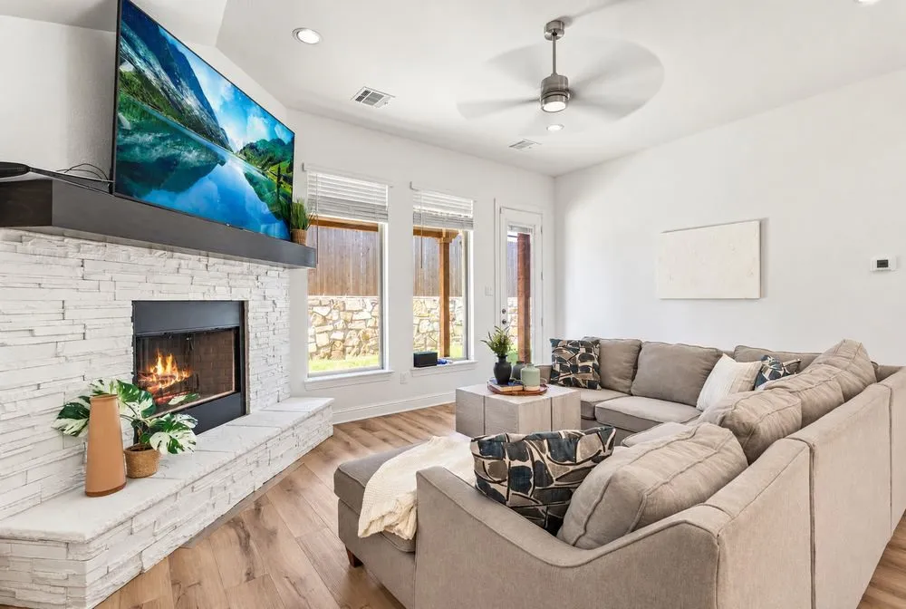 Open living room