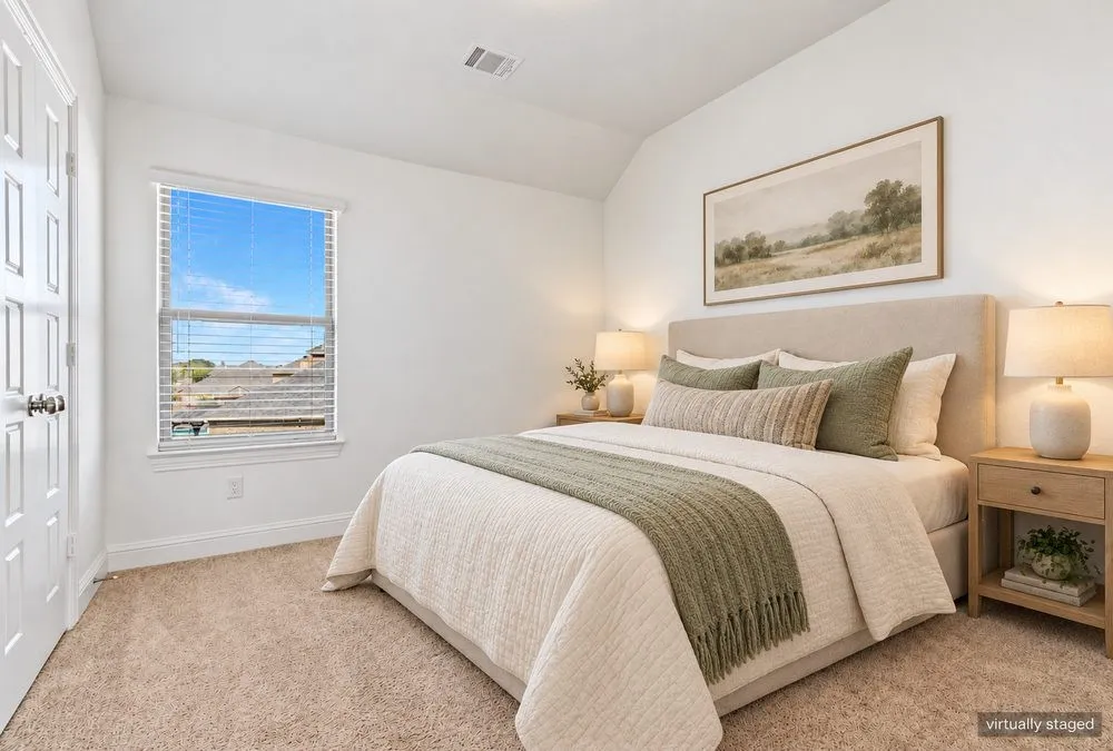 Virtually Staged Bedroom #3 Upstairs