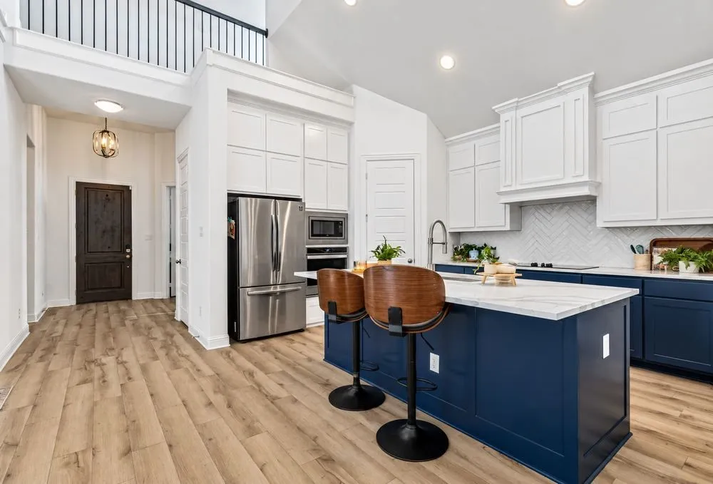 Kitchen with spacious island