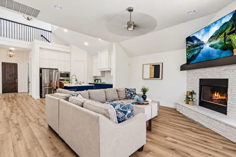 Open living room