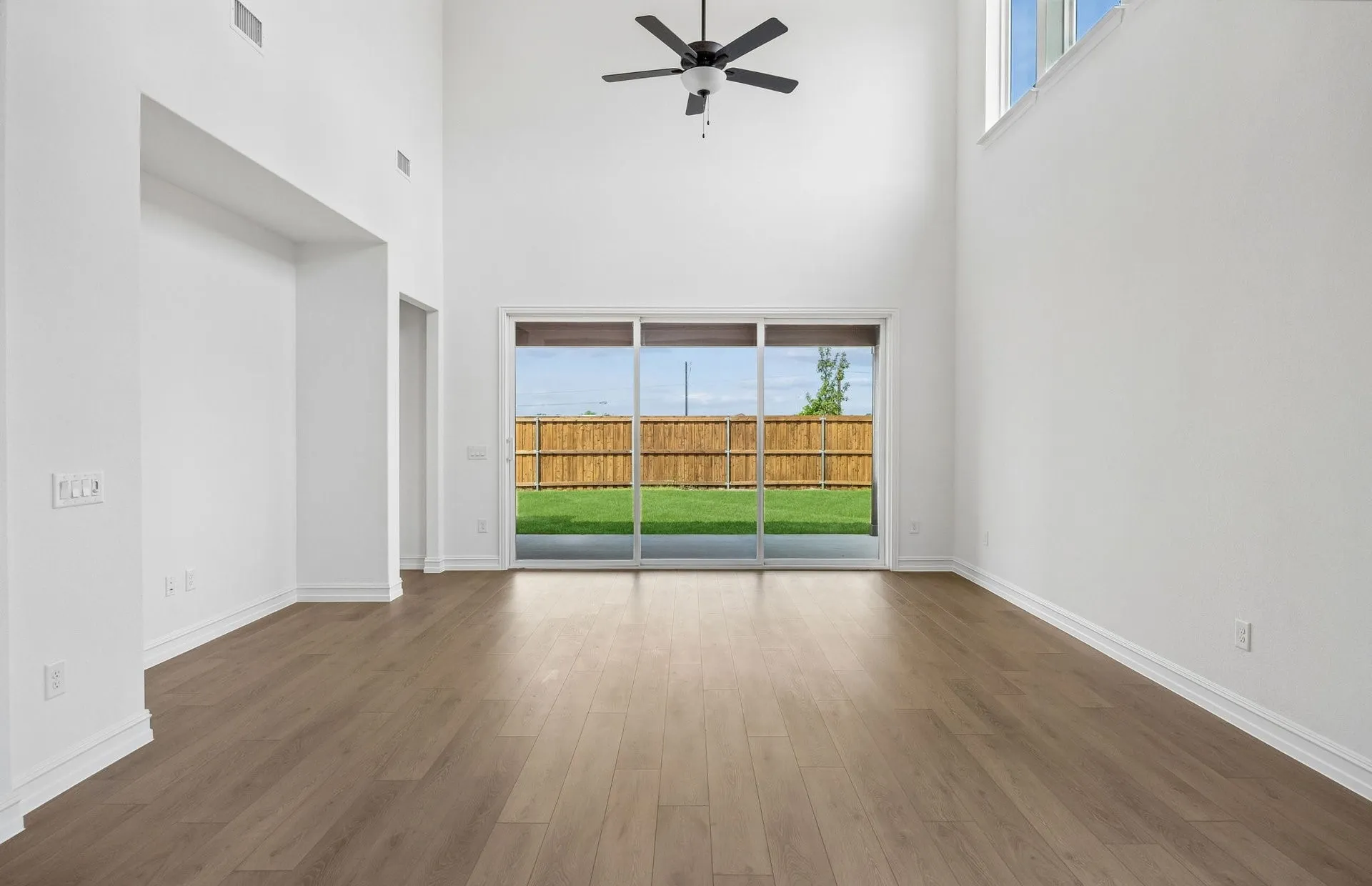 *Floorplan representation, not actual home - Gathering room with view of main living areas