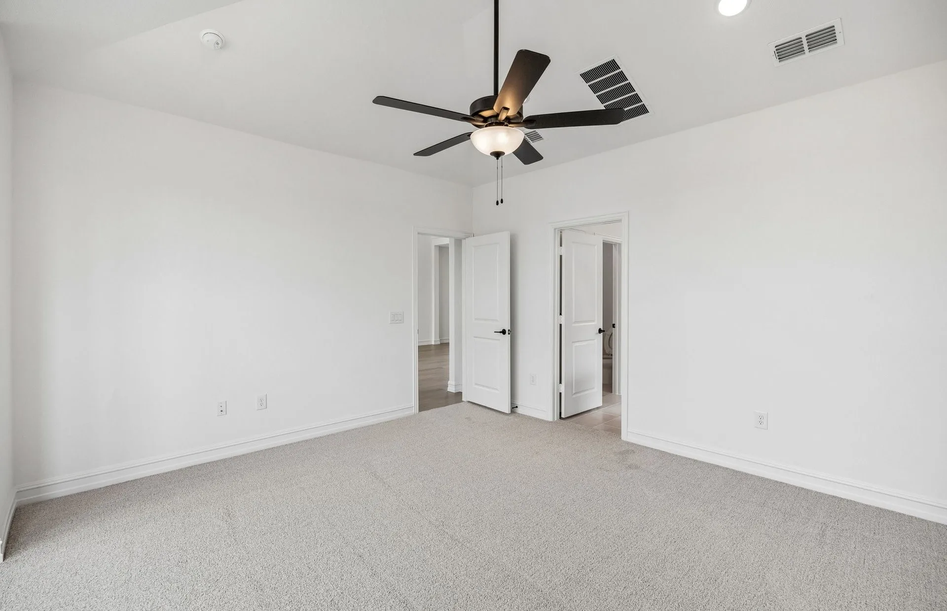 *Floorplan representation, not actual home - Spacious owner's suite view 2