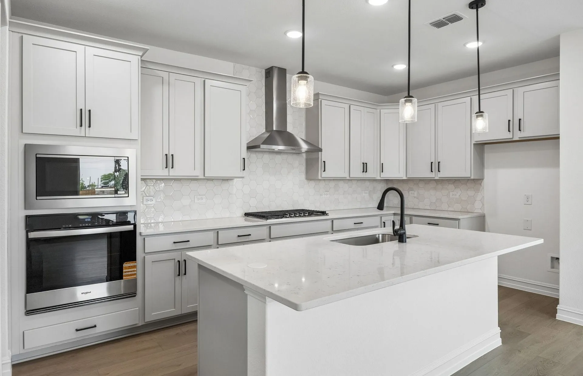 *Floorplan representation, not actual home - Large island overlooking gathering room and dining areas