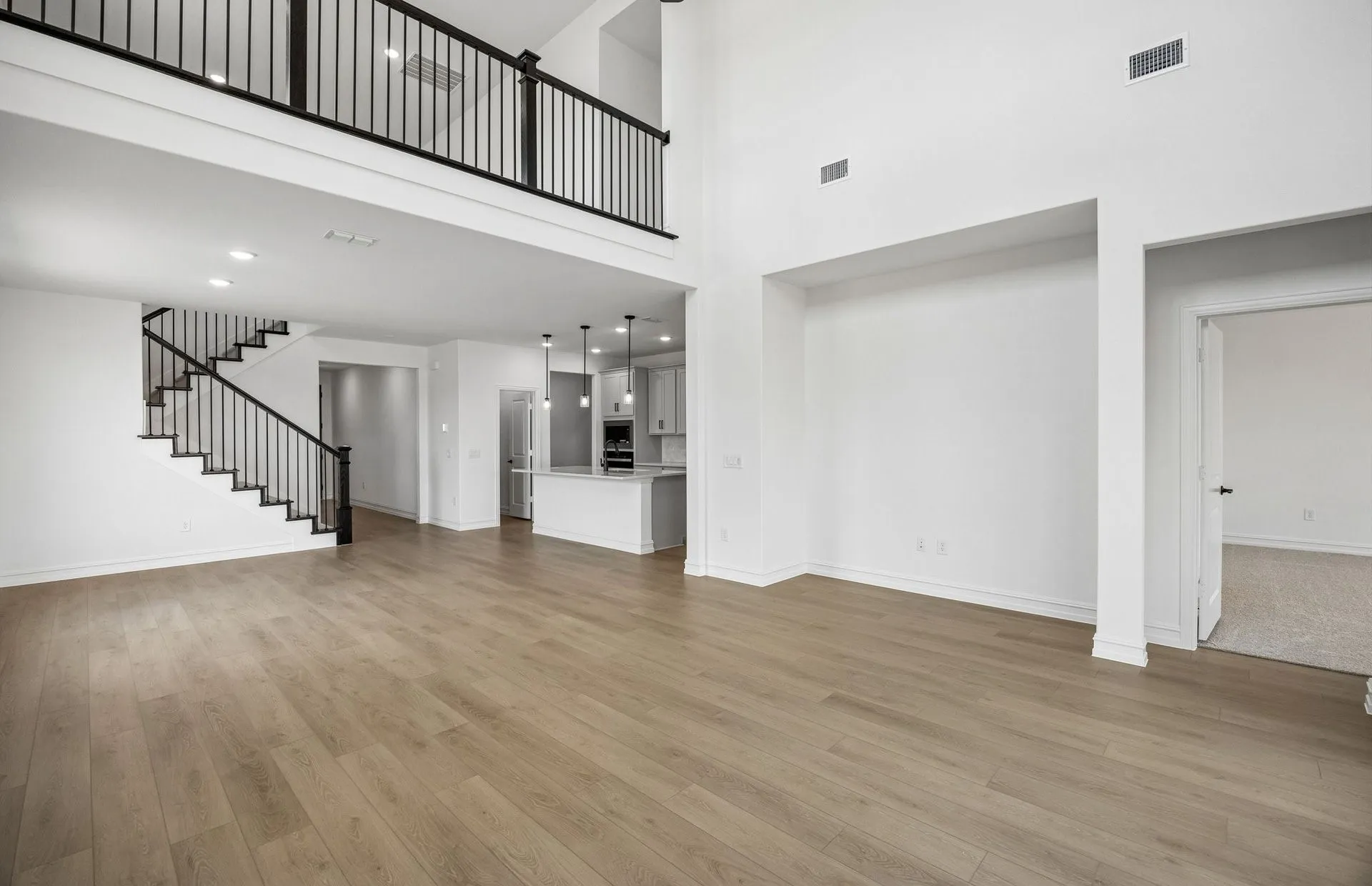 *Floorplan representation, not actual home - Open concept throughout main living areas