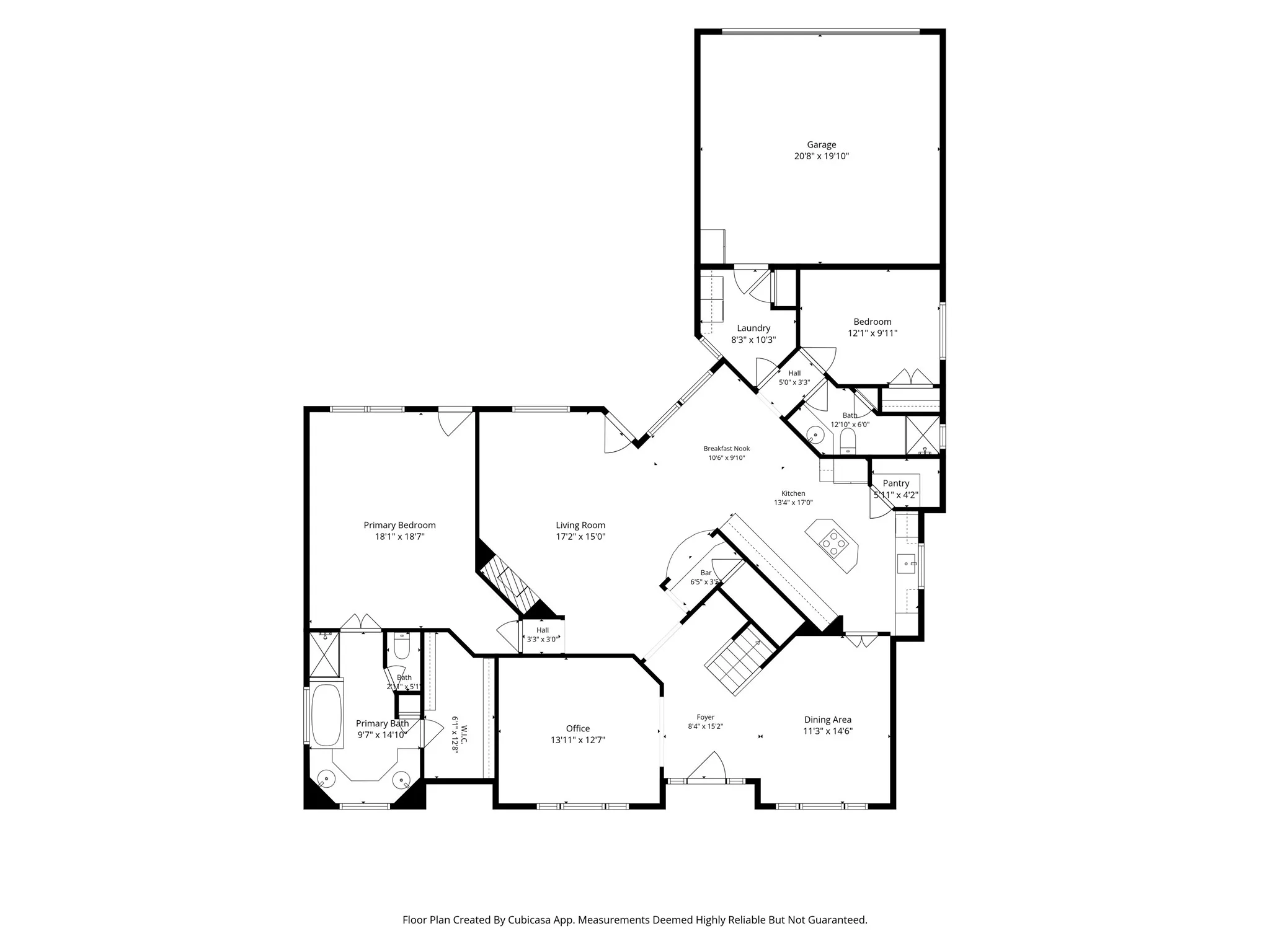 Downstairs floor plan: Primary suite down. 5th bedroom (flex-room) down with full bathroom. Additional office or flex-room right off entryway.