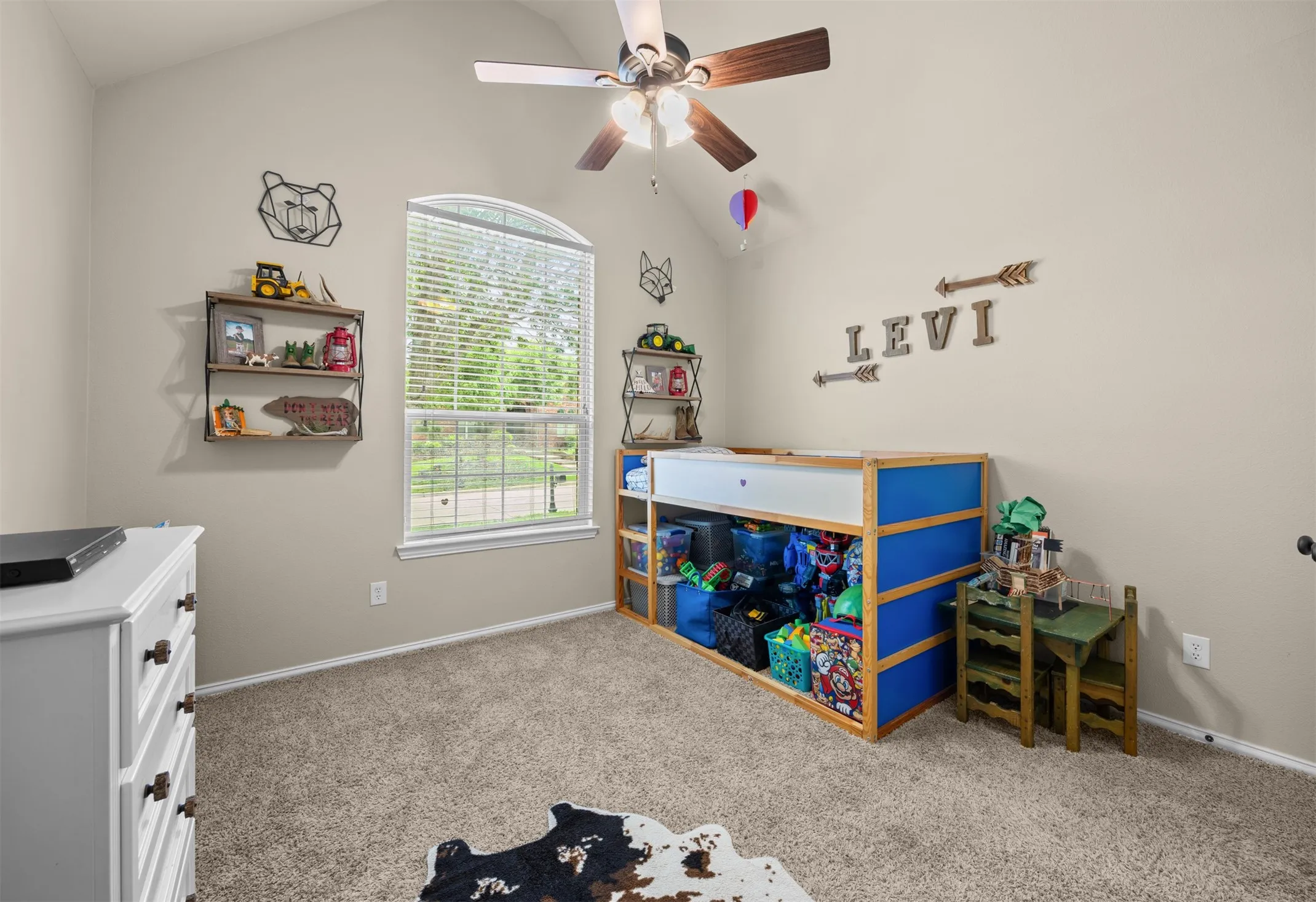 Second first-floor bedroom offers flexibility for guests, multigenerational living, nursery or home office.