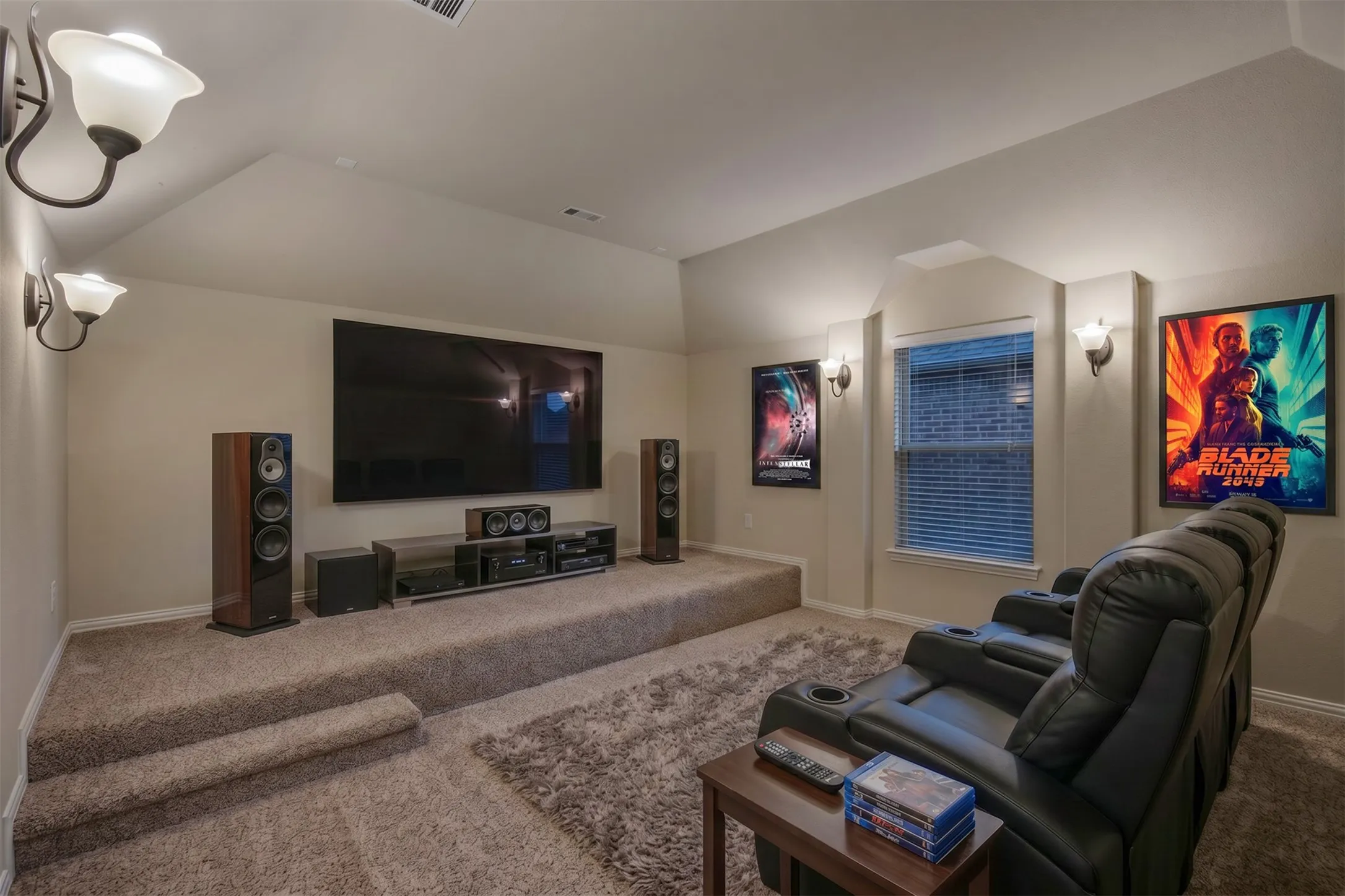 Dedicated upstairs media or bonus room offers options for movies, play, fitness, hobbies or additional flexible space.