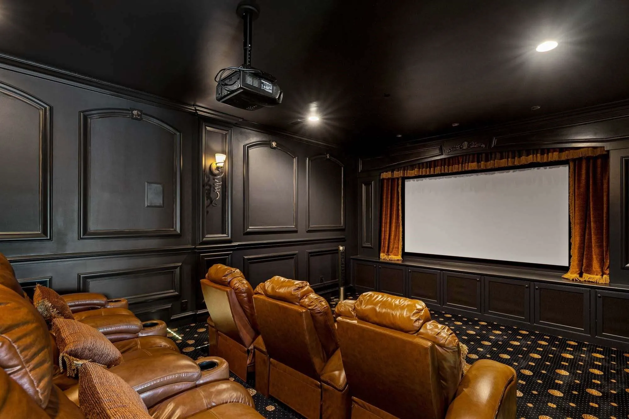 Tiered media room