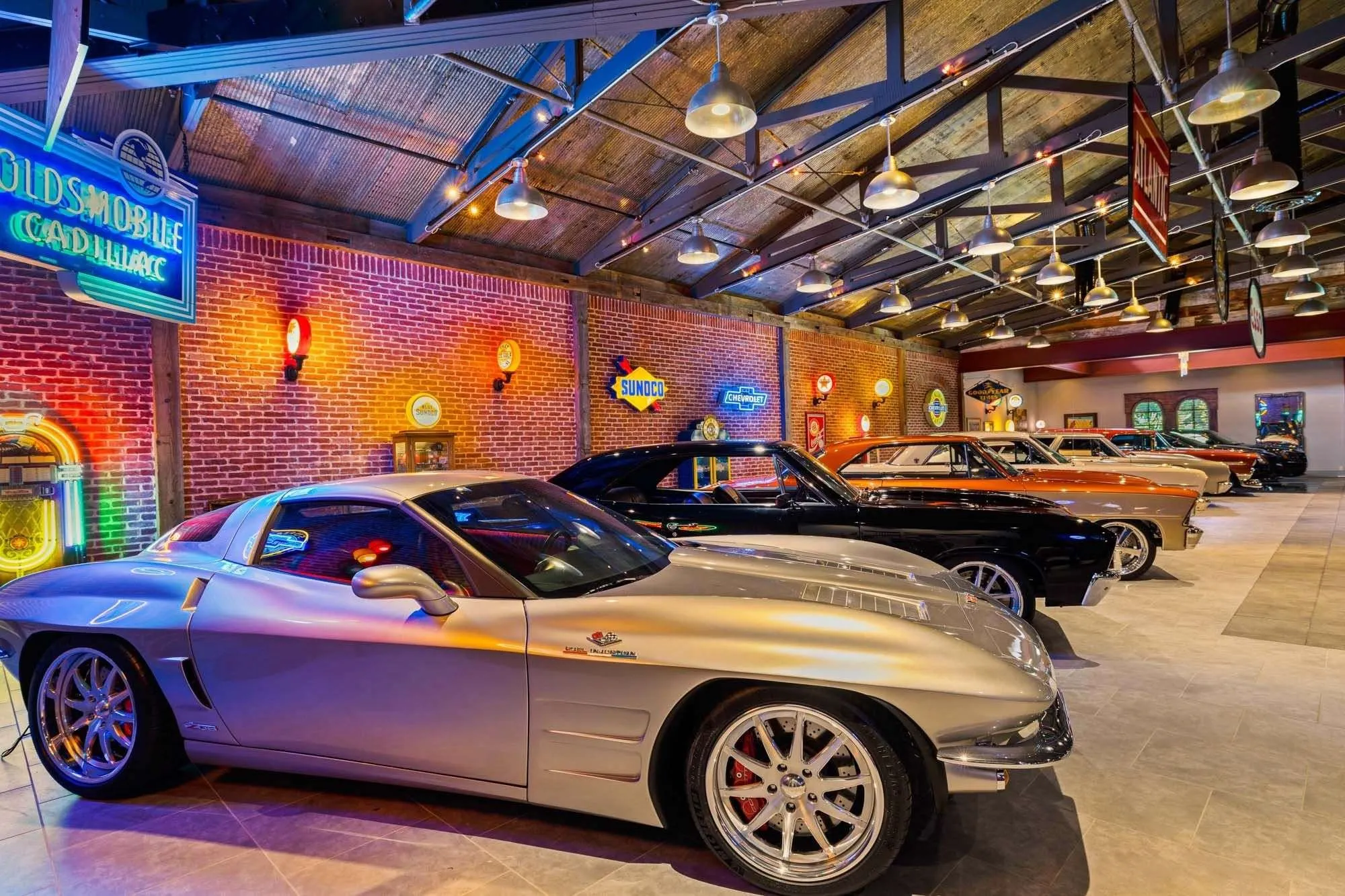 One of the most unique garages you'll find in North Texas