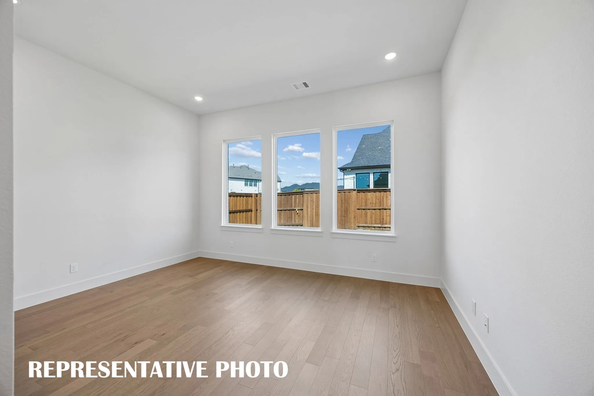 Our Kimball plan offers a main floor bonus space perfect for a craft room, play room or second home office!  REPRESENTATIVE PHOTO