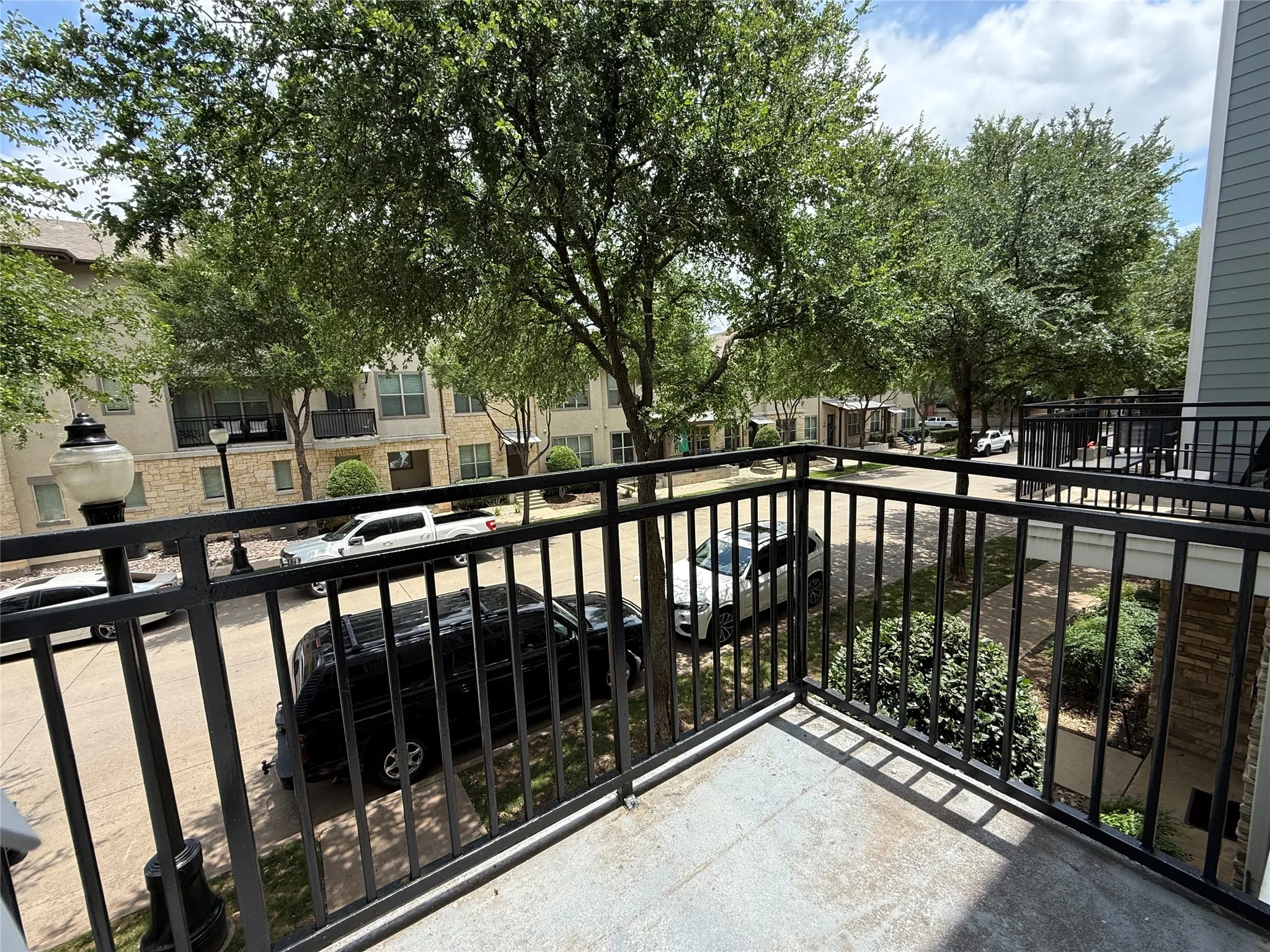 Balcony featuring a residential view