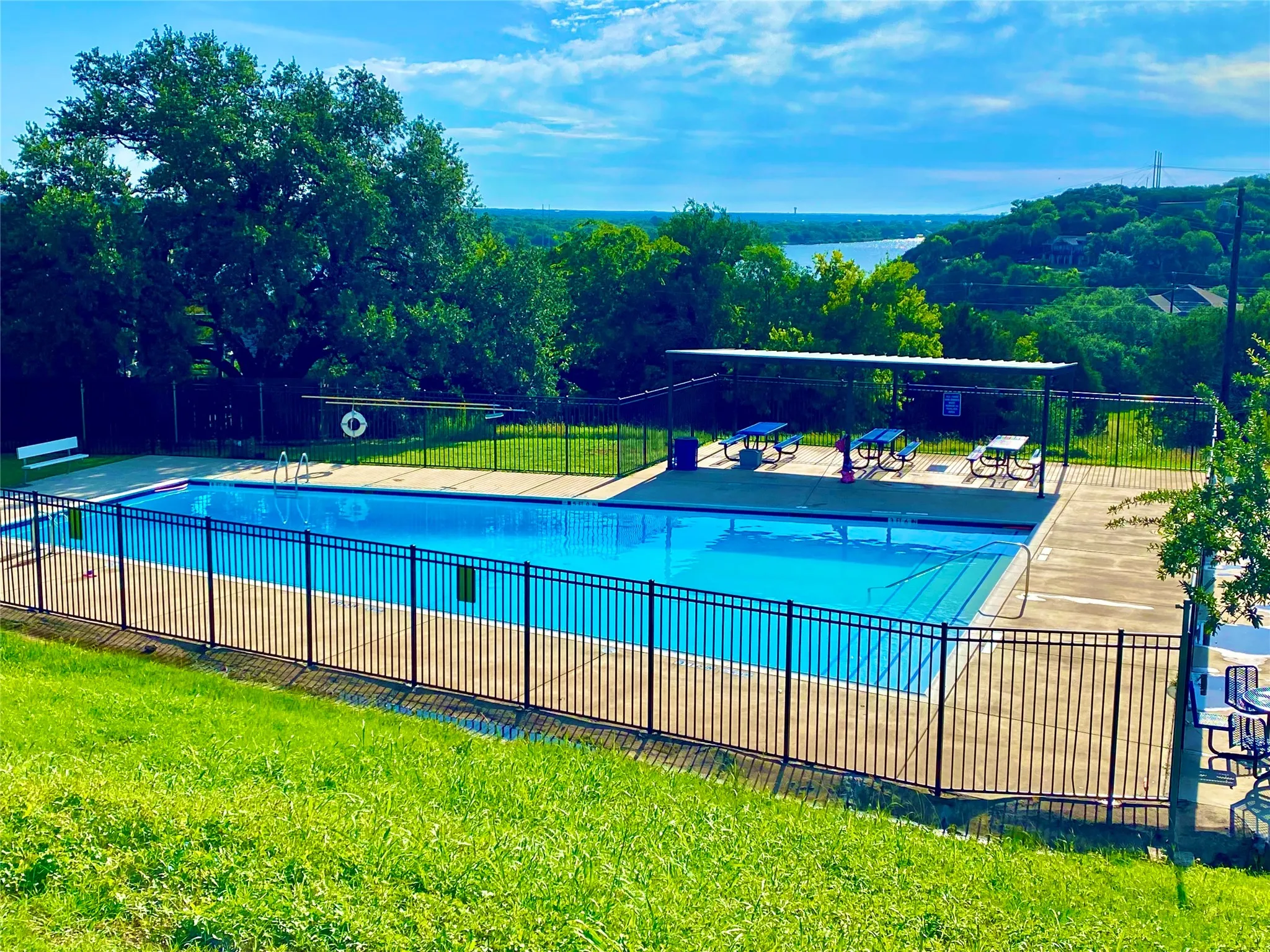 One of two community pools within the Subdv.