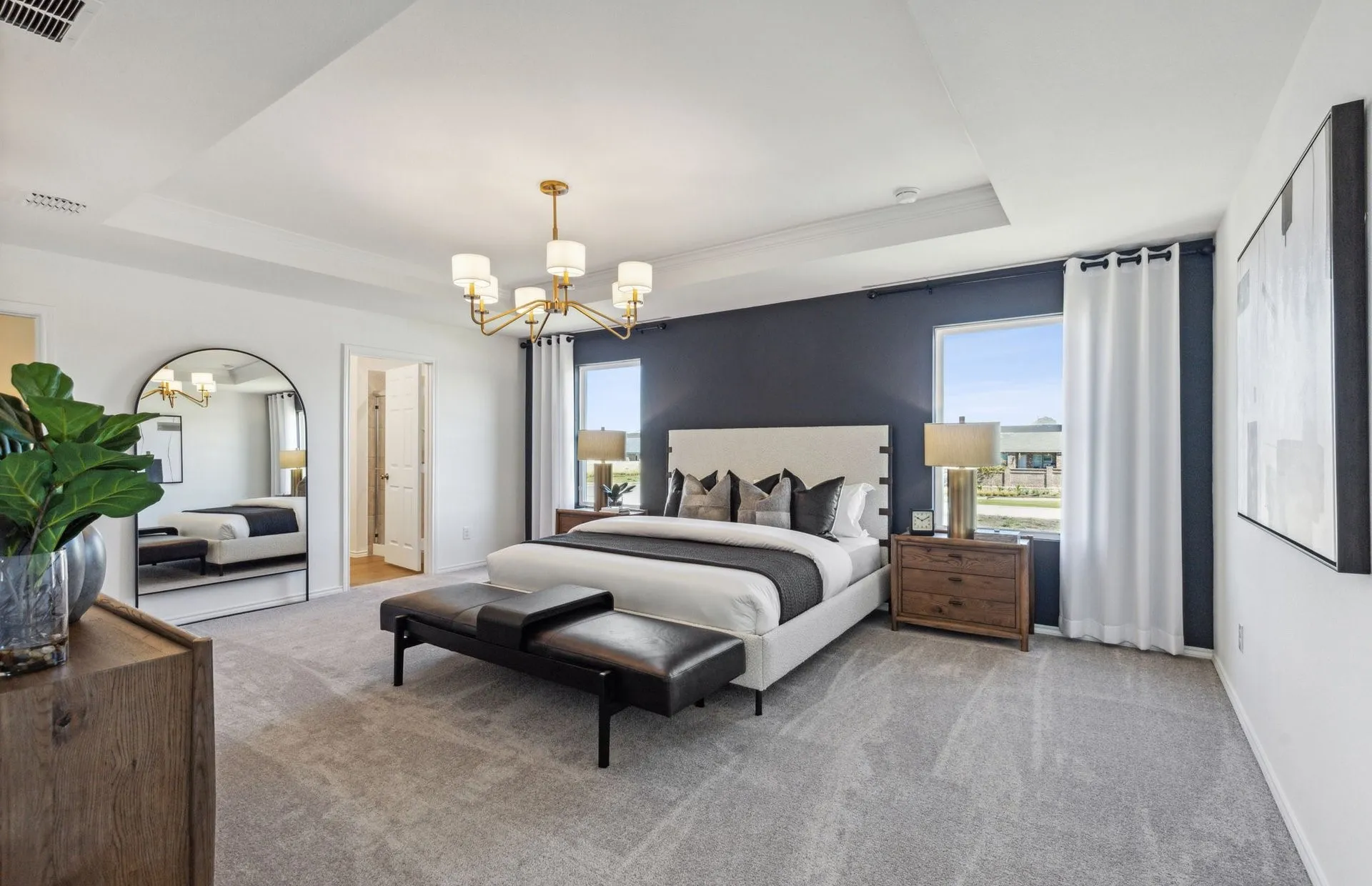 *Model Representation - Spacious owner's suite with private bath