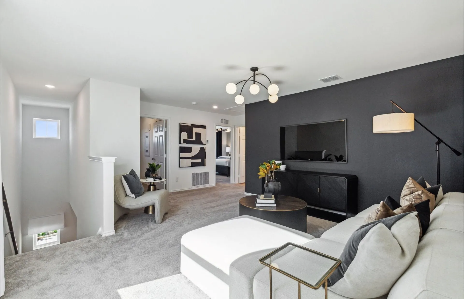 *Model Representation - Spacious game room on second level