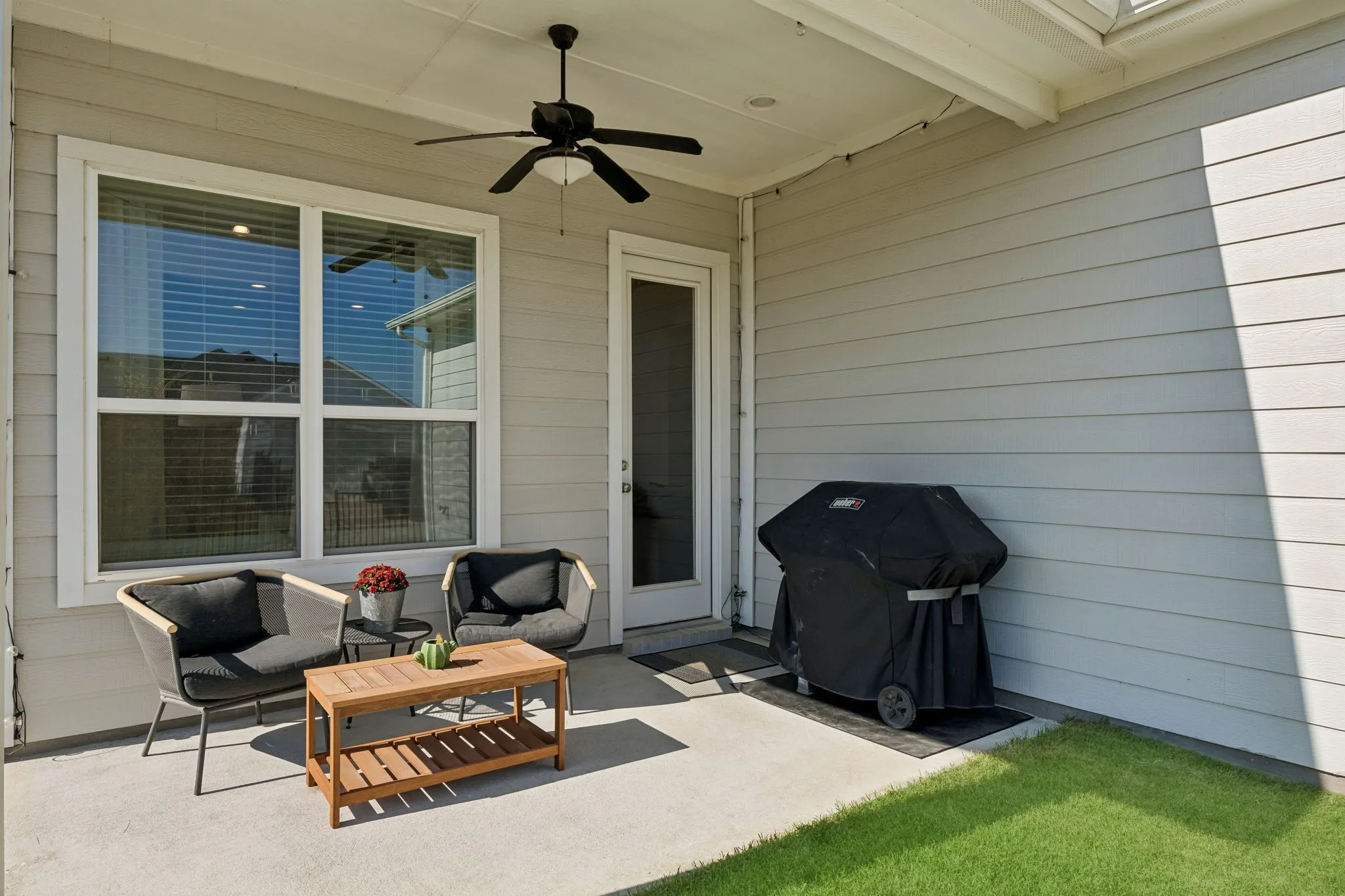 Back patio