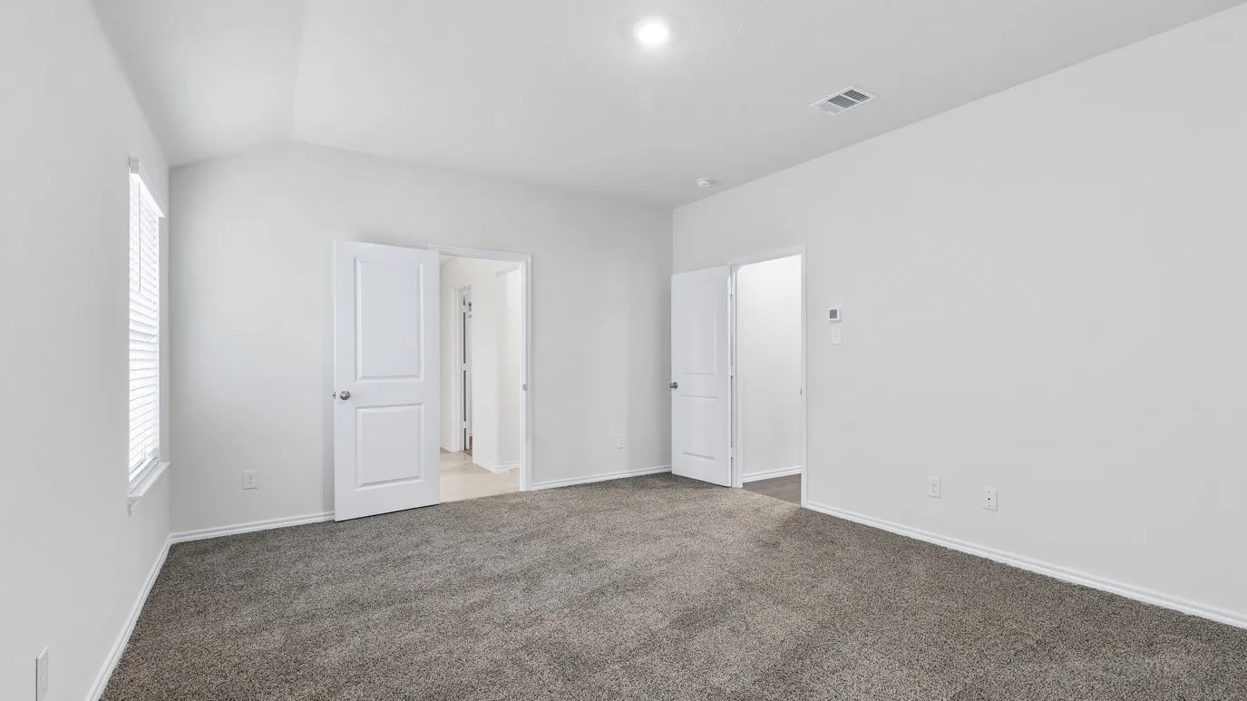 Vented vaulted ceiling with recessed lighting