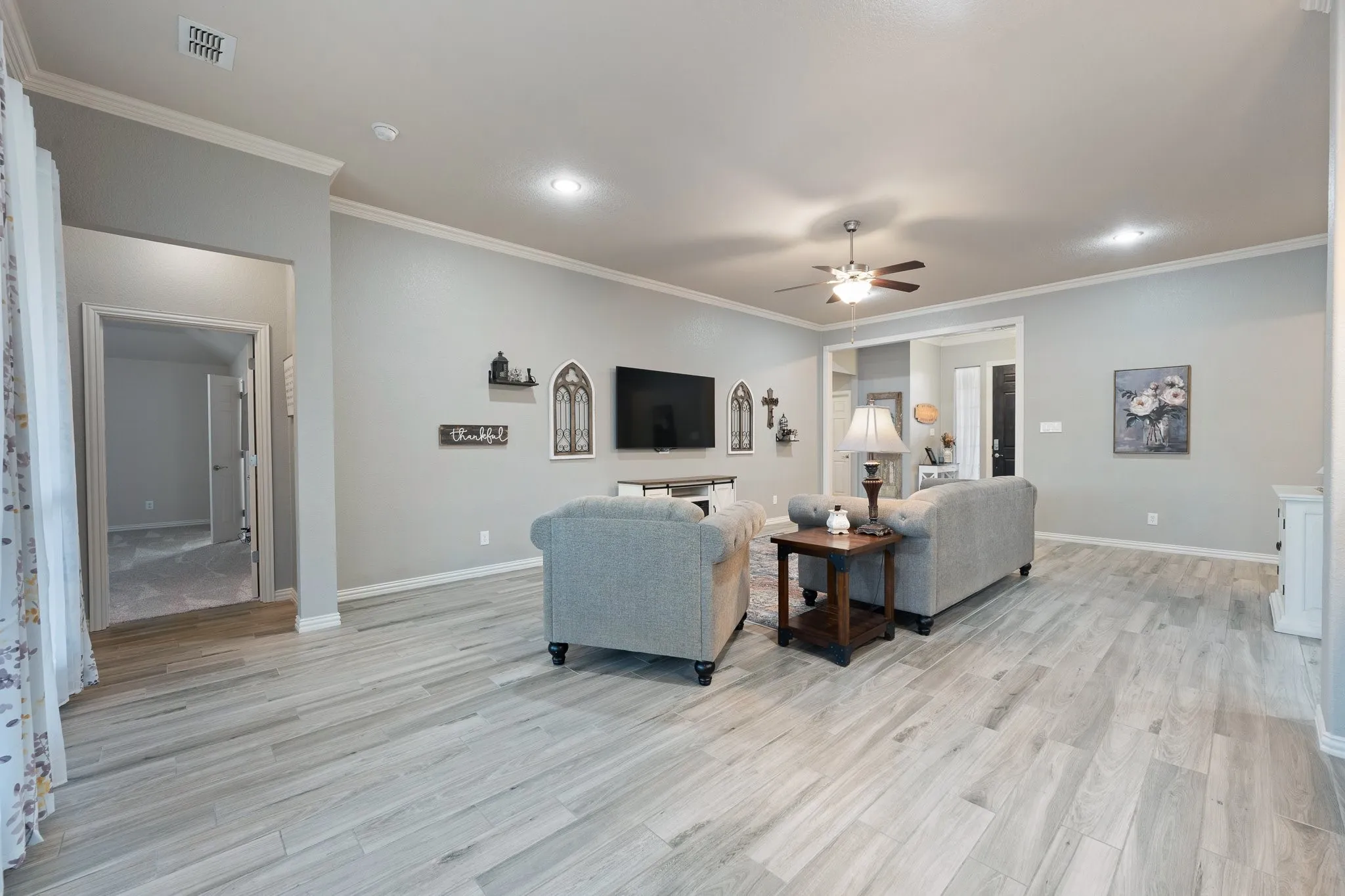 Here's the living room from another angle.