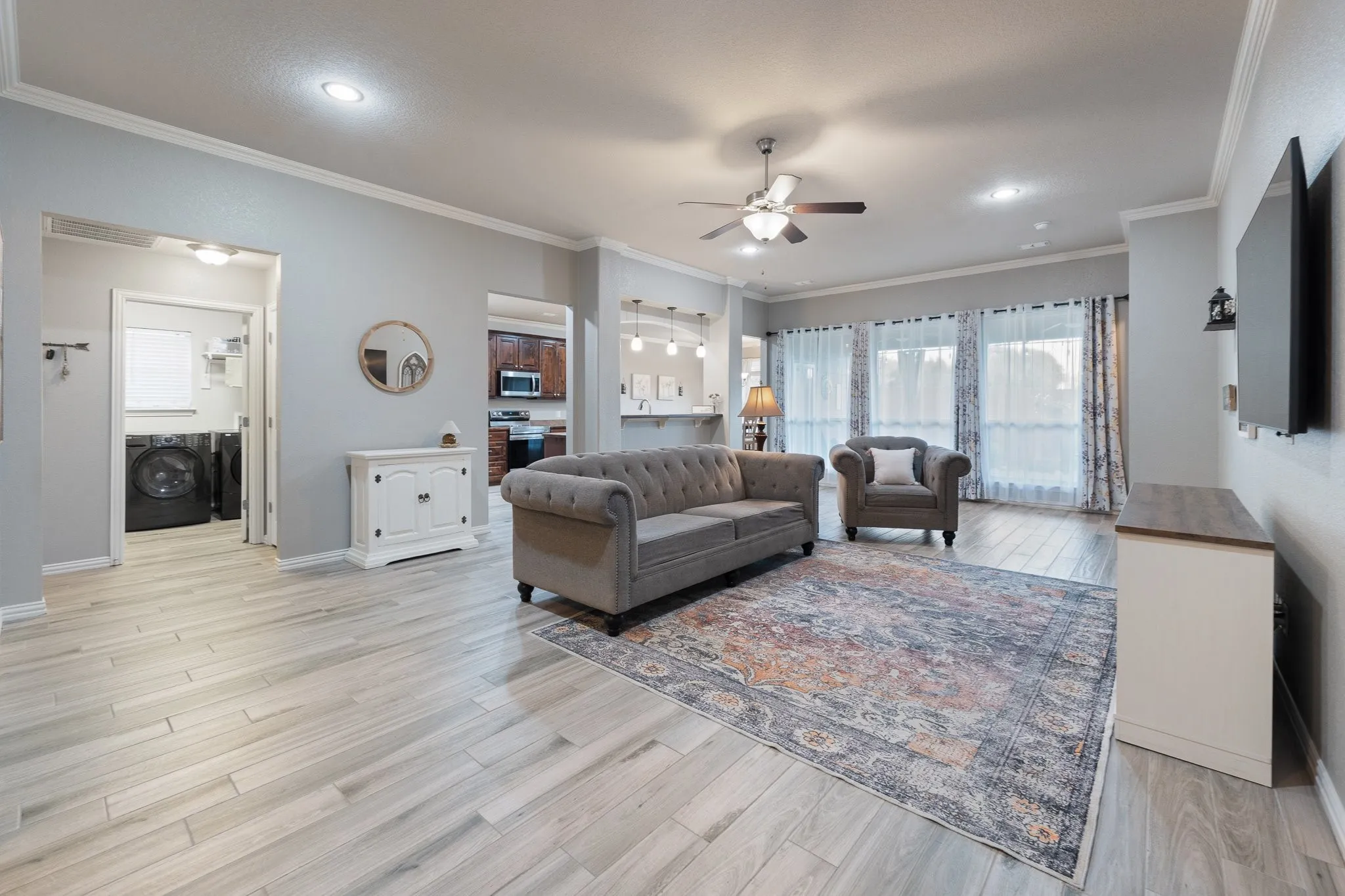 This is the large LARGE living room.
