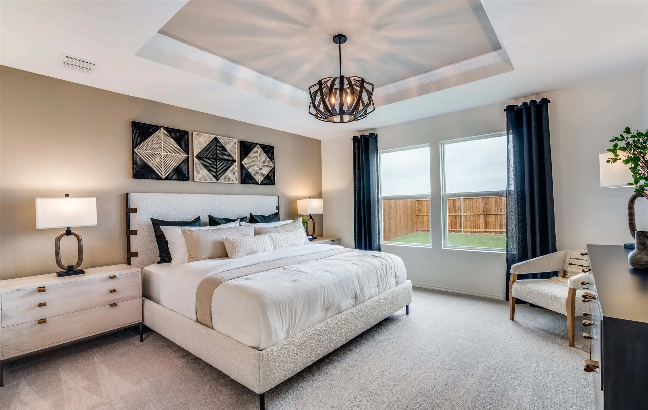 *Model Representation - Spacious owner's suite with private bath