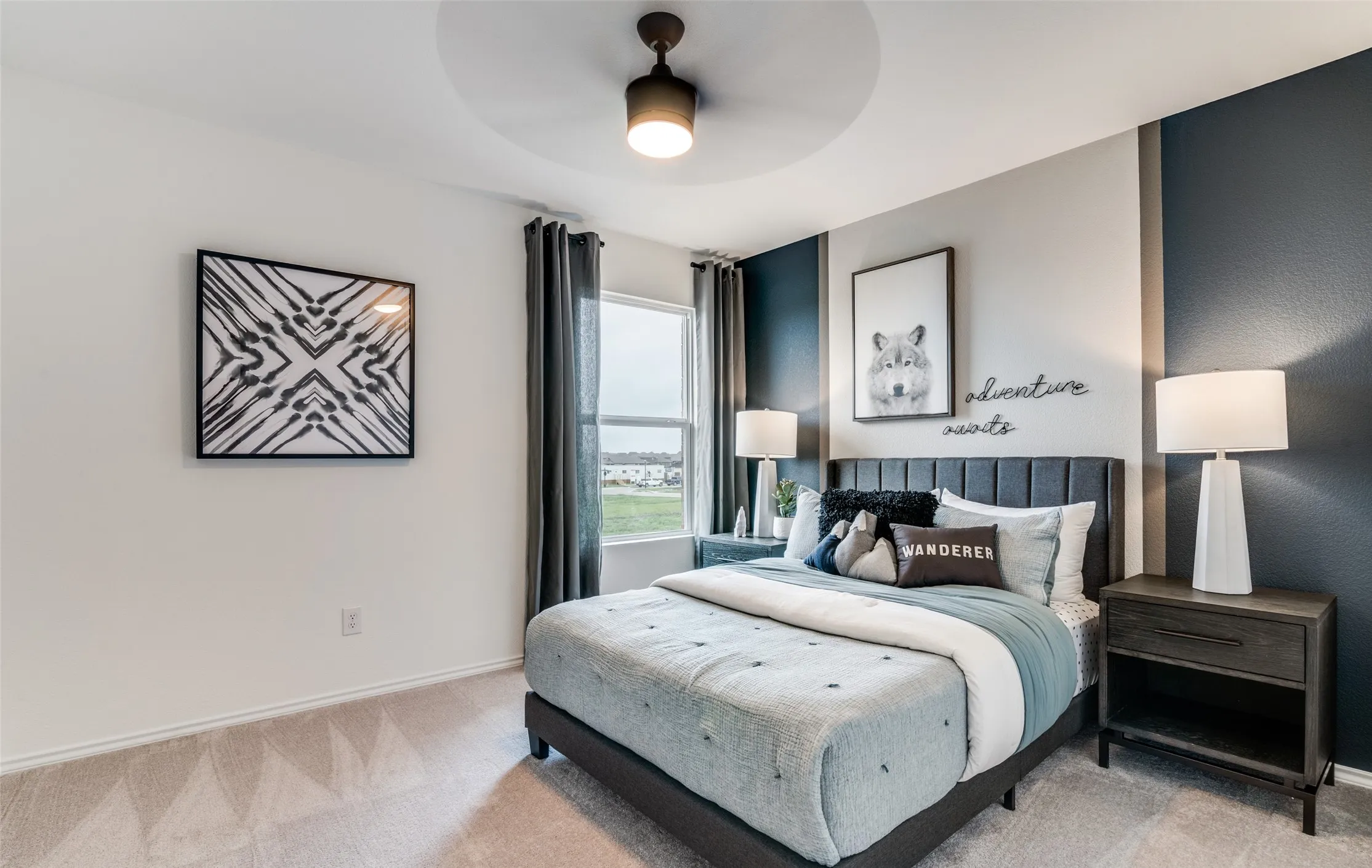 *Model Representation - Spacious secondary bedroom