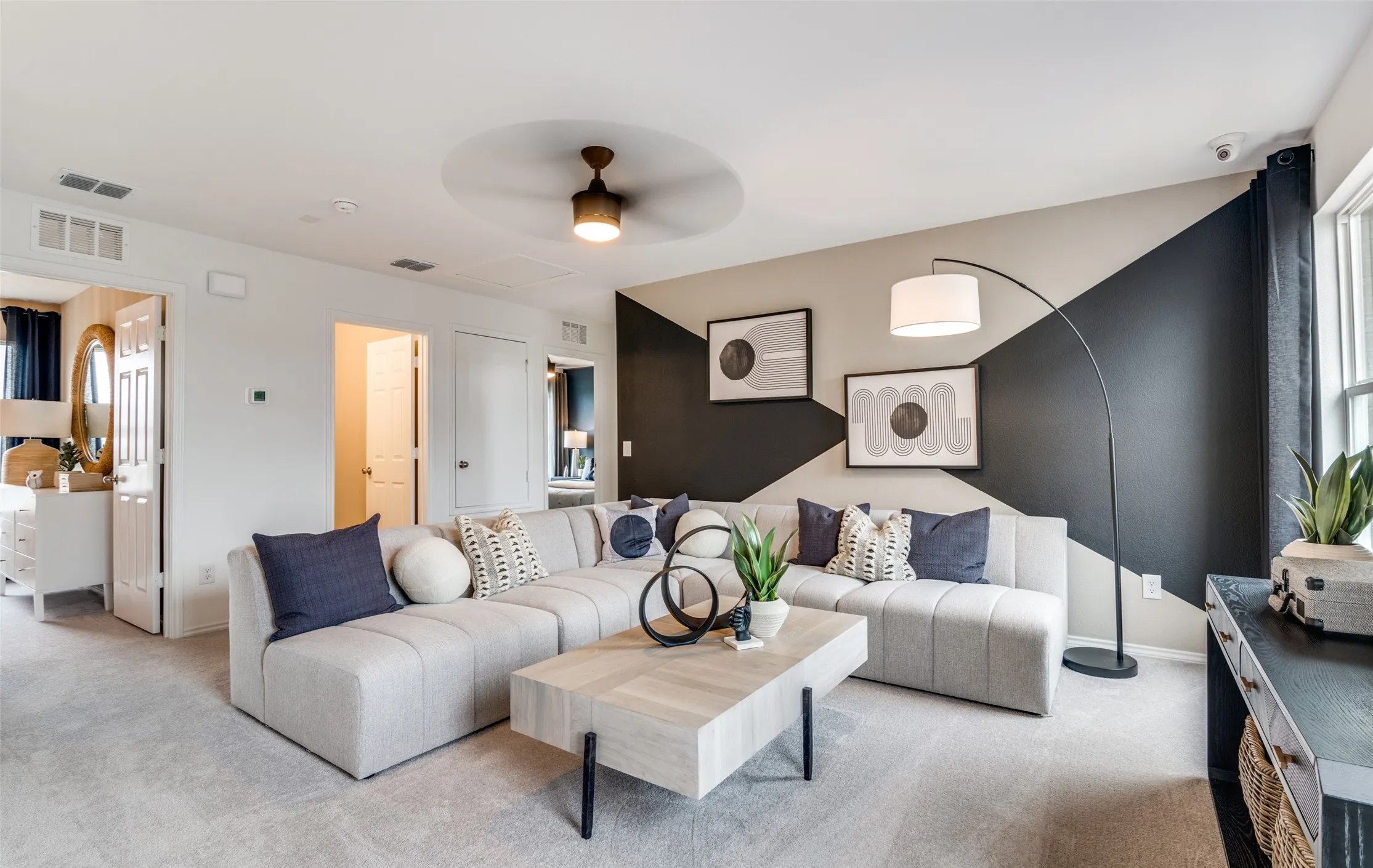 *Model Representation - Spacious game room on second level