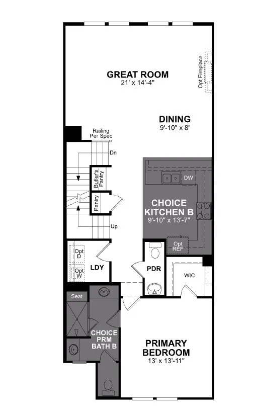 Beazer Homes Bayside Caspian floorplan