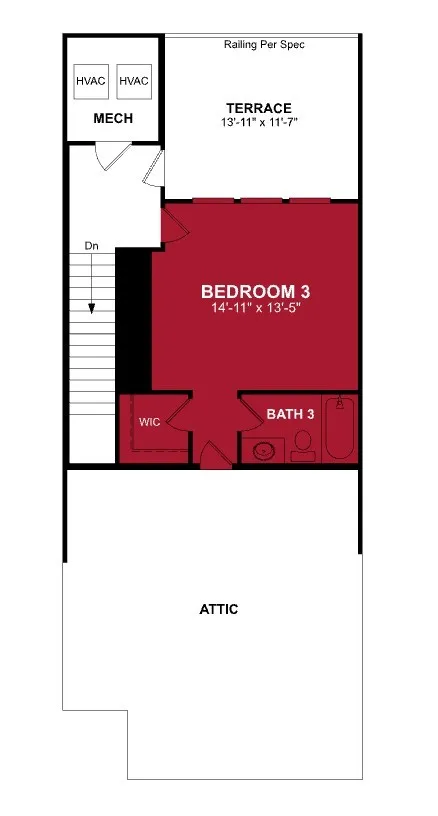 Beazer Homes Bayside Caspian floorplan