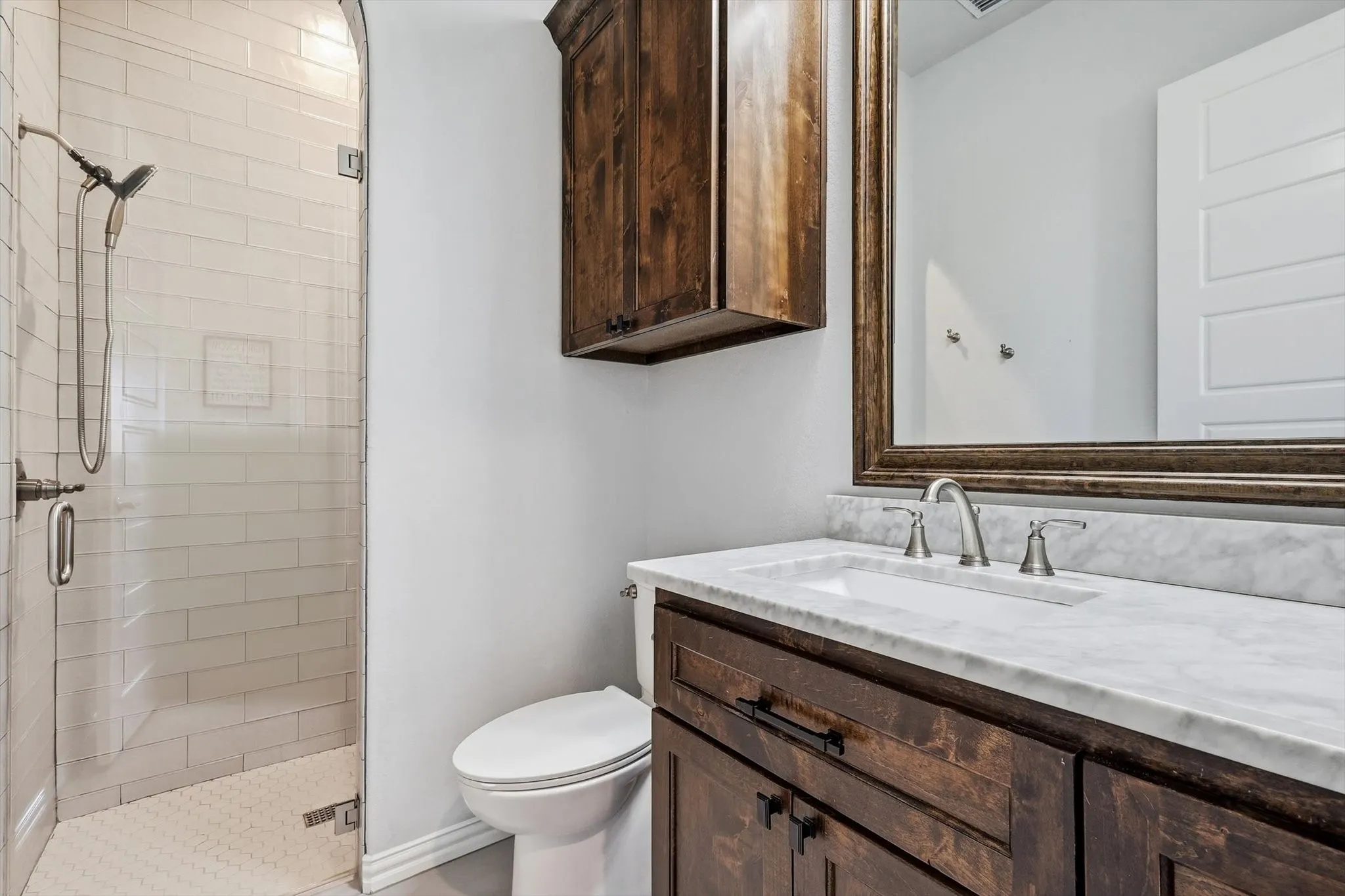Full bathroom #3 has a walk-in shower and services bedroom #3 and the Game Room