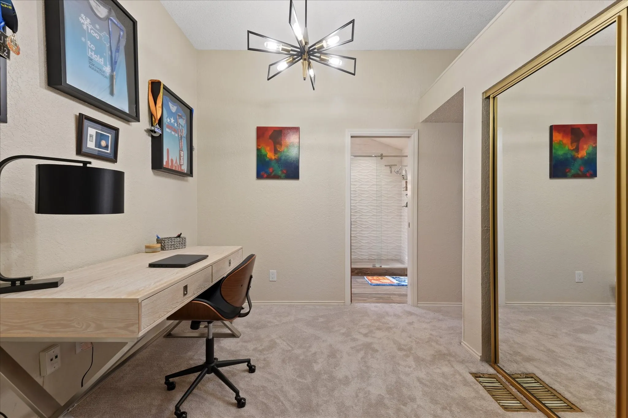 Leads to the Master Bedroom