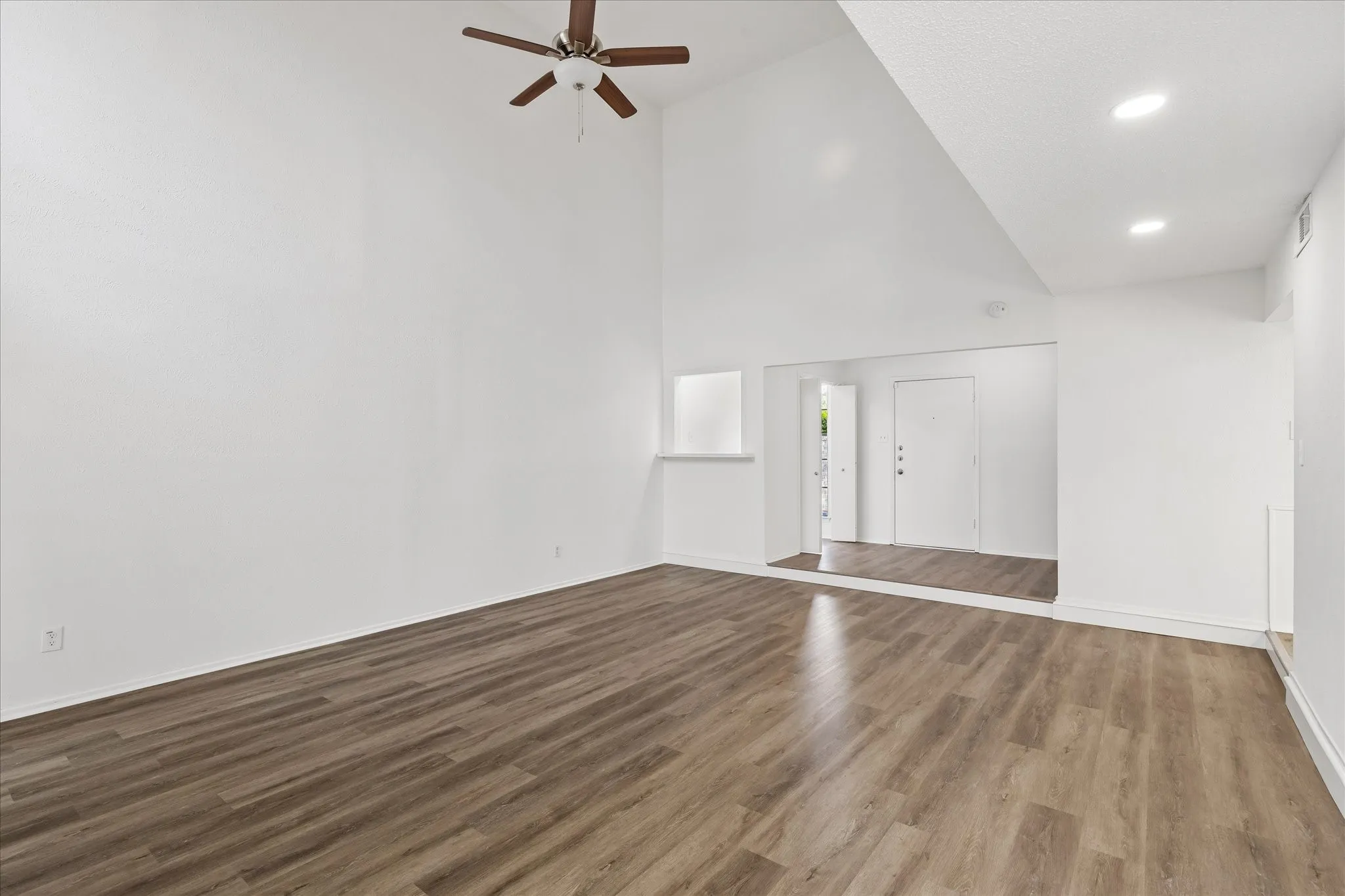 sunken living room