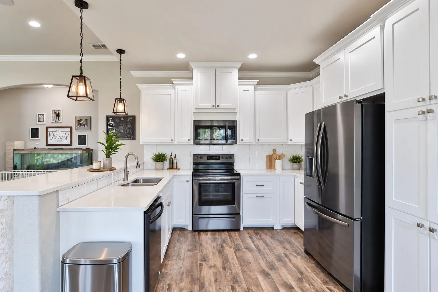 Note: Dishwasher & Range shown have been replaced with newer models.