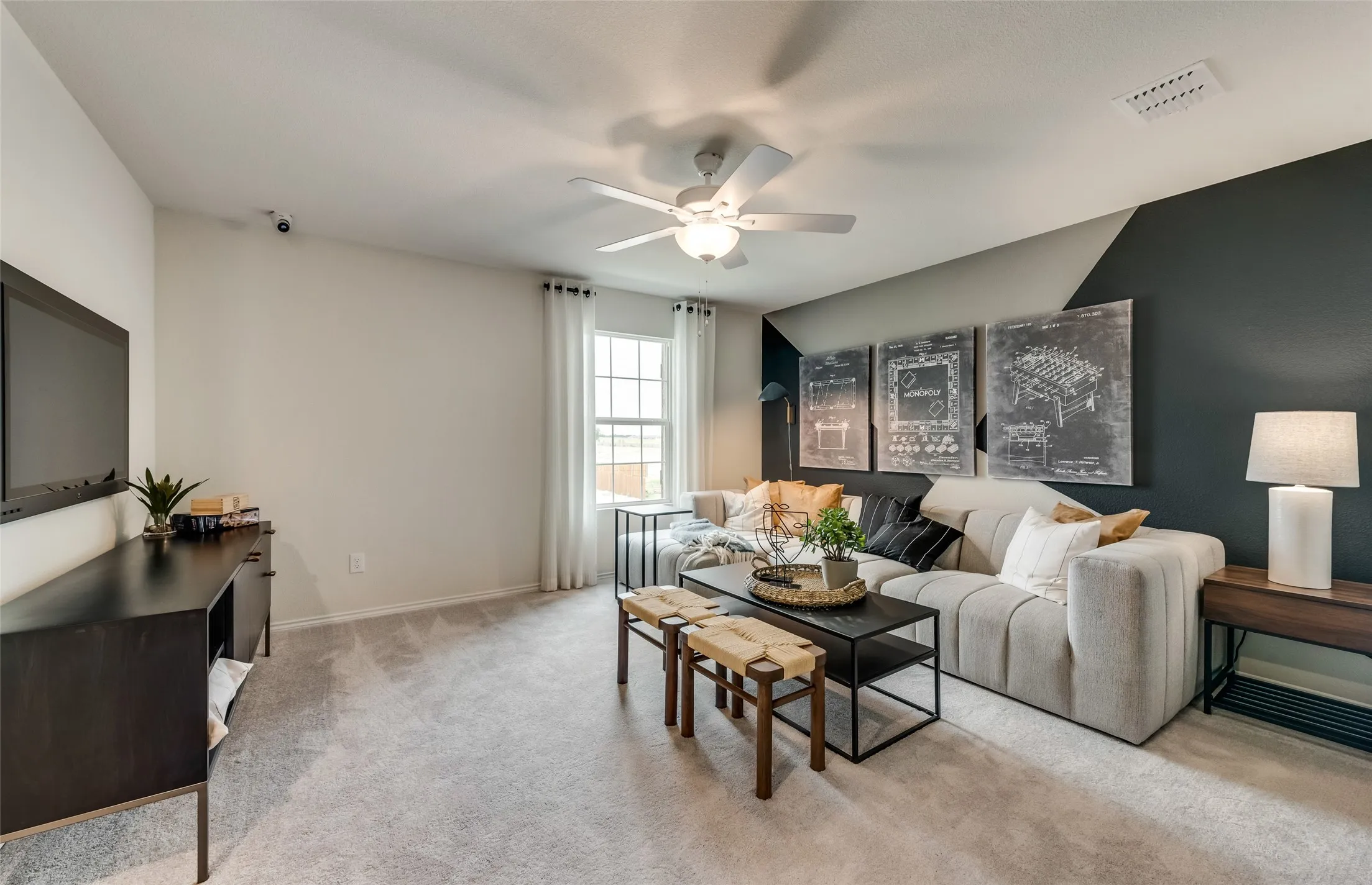 *Model Representation - Spacious loft on second level