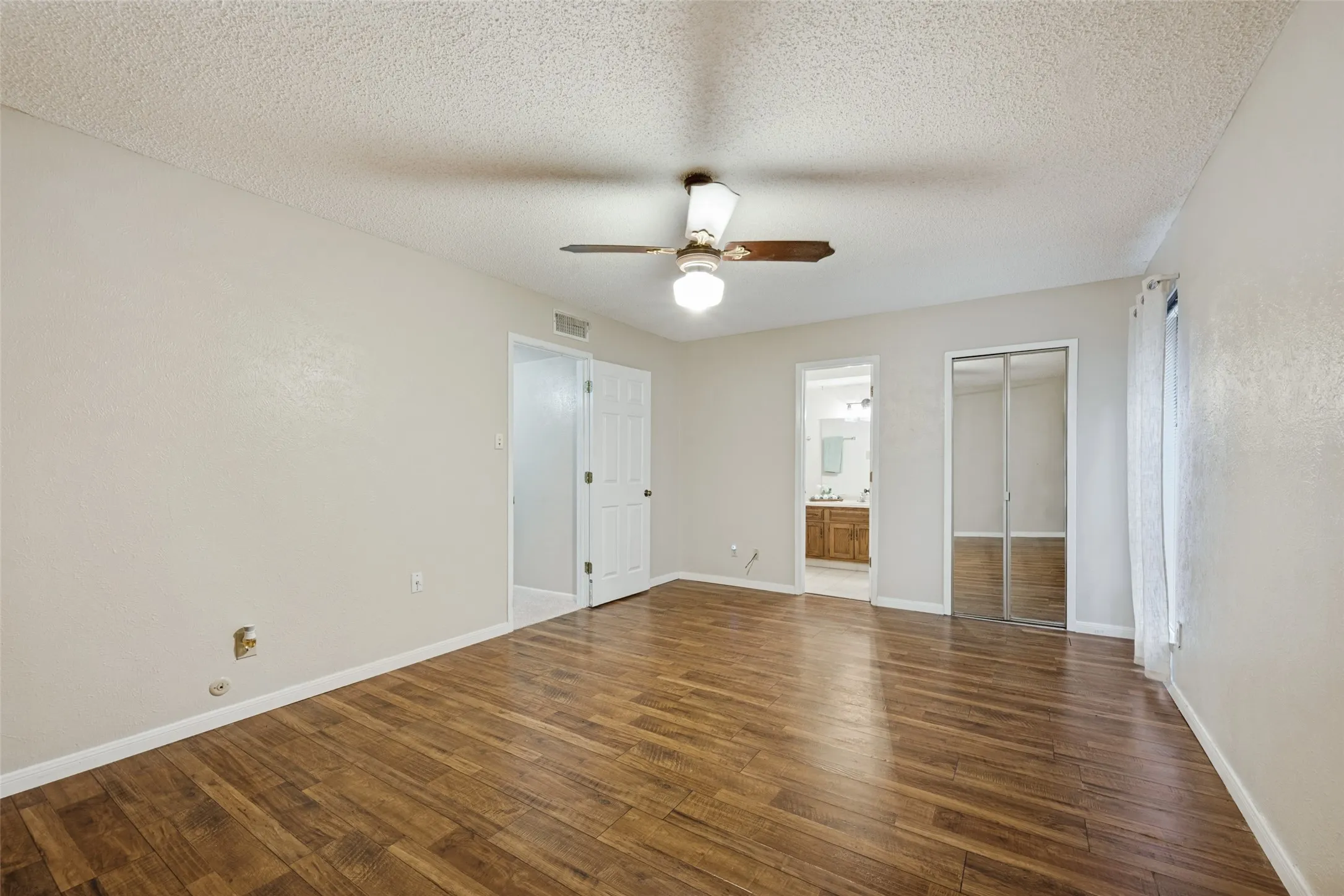 Primary with ensuite and walk in closet