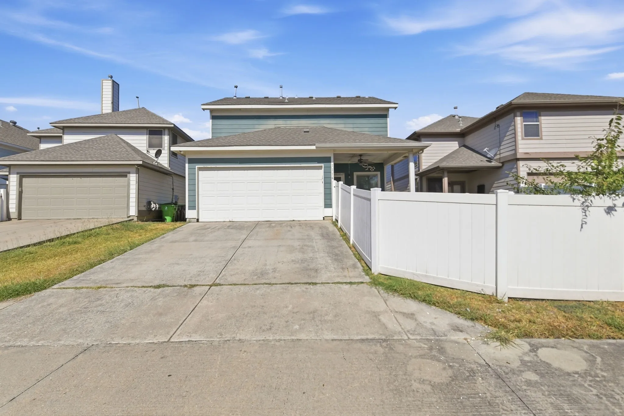 Two-car garage