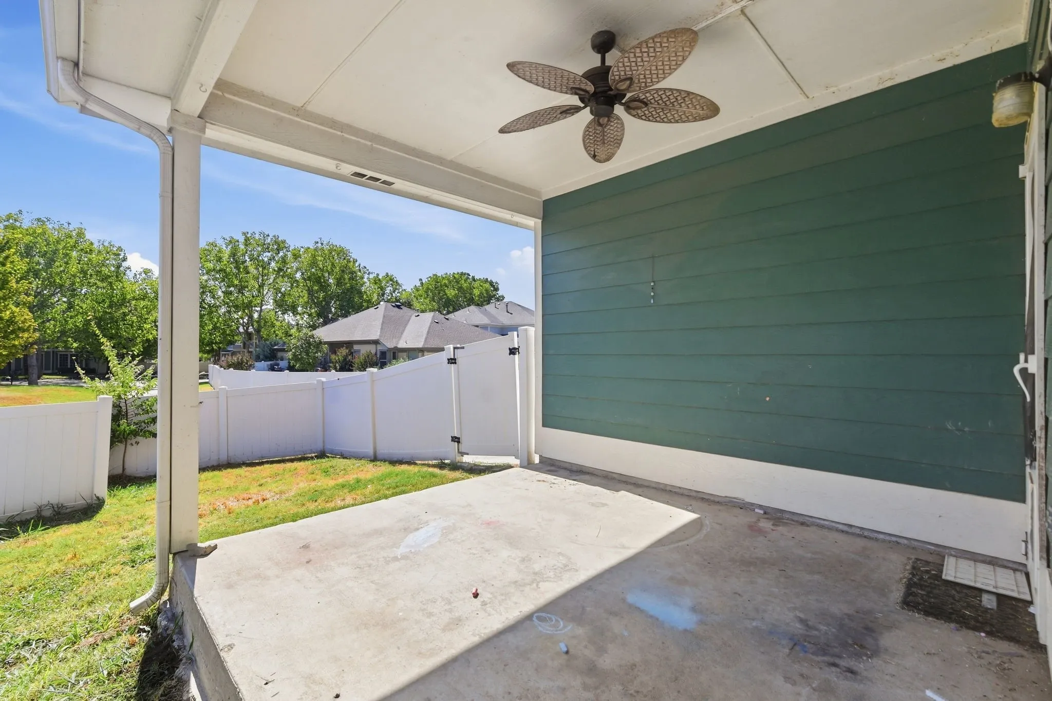 Covered patio