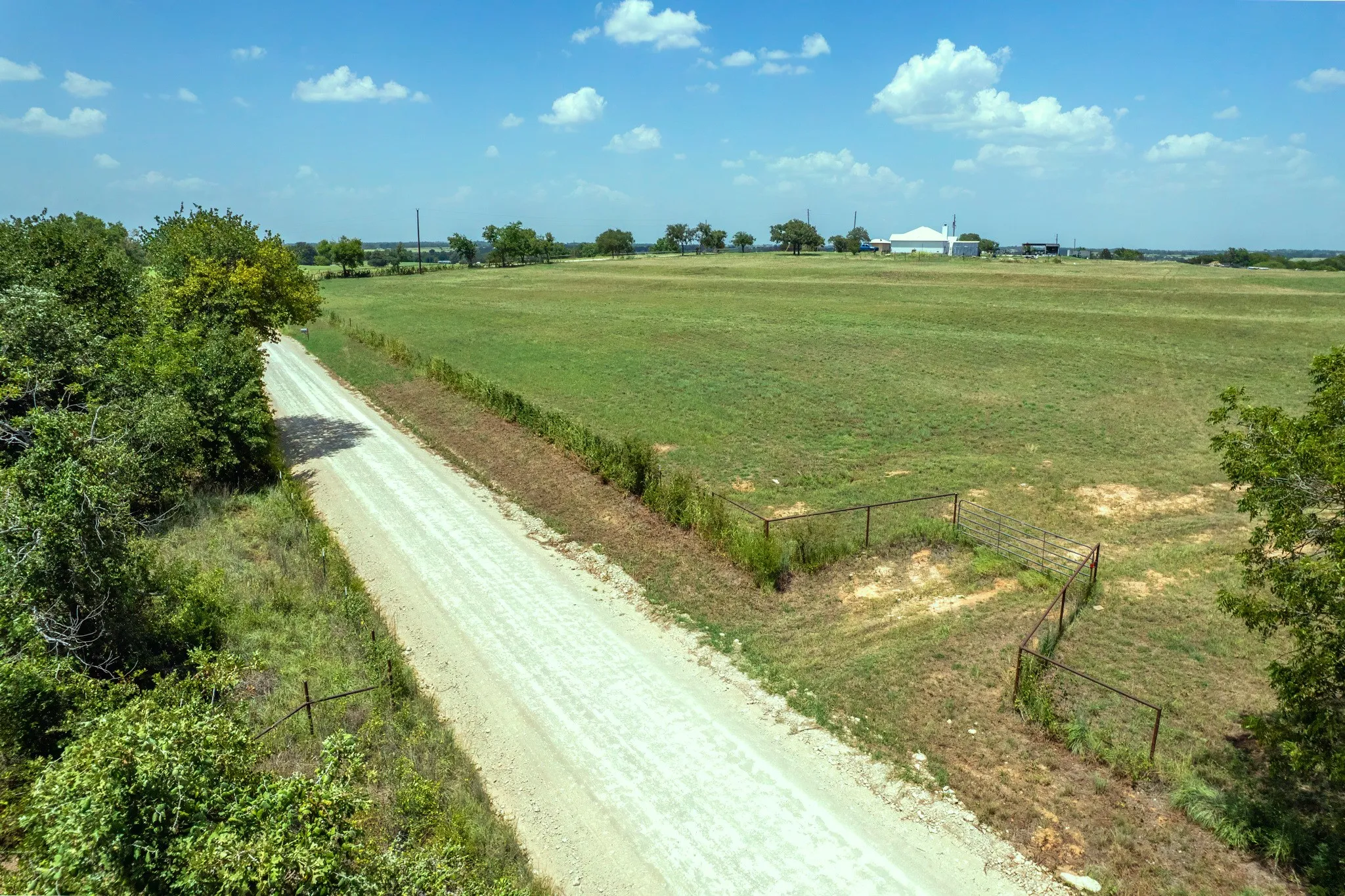 Approximate Area of acreage boundary line just above gate. To be determined upon official survey.