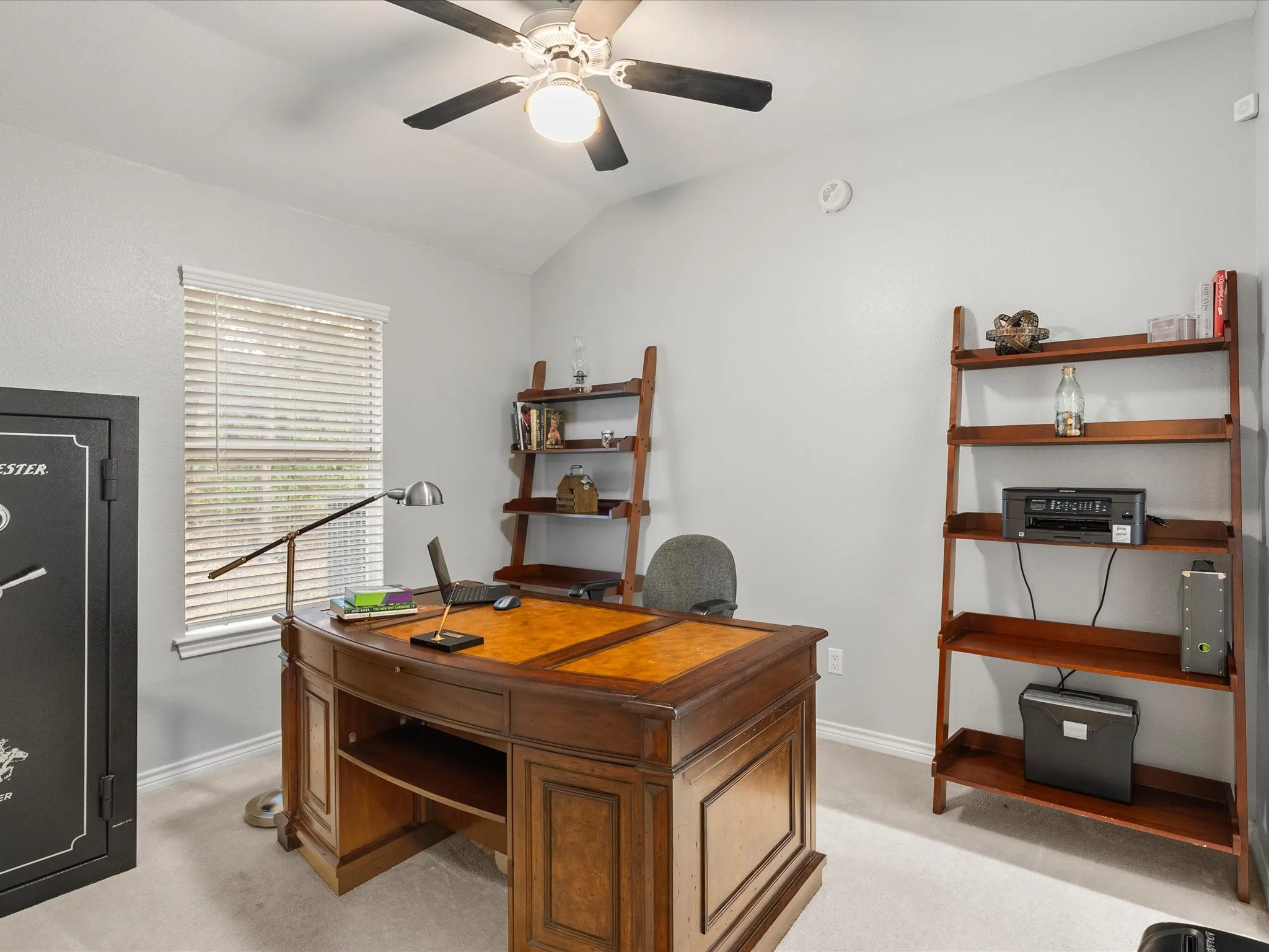 Bedroom staged as Office
