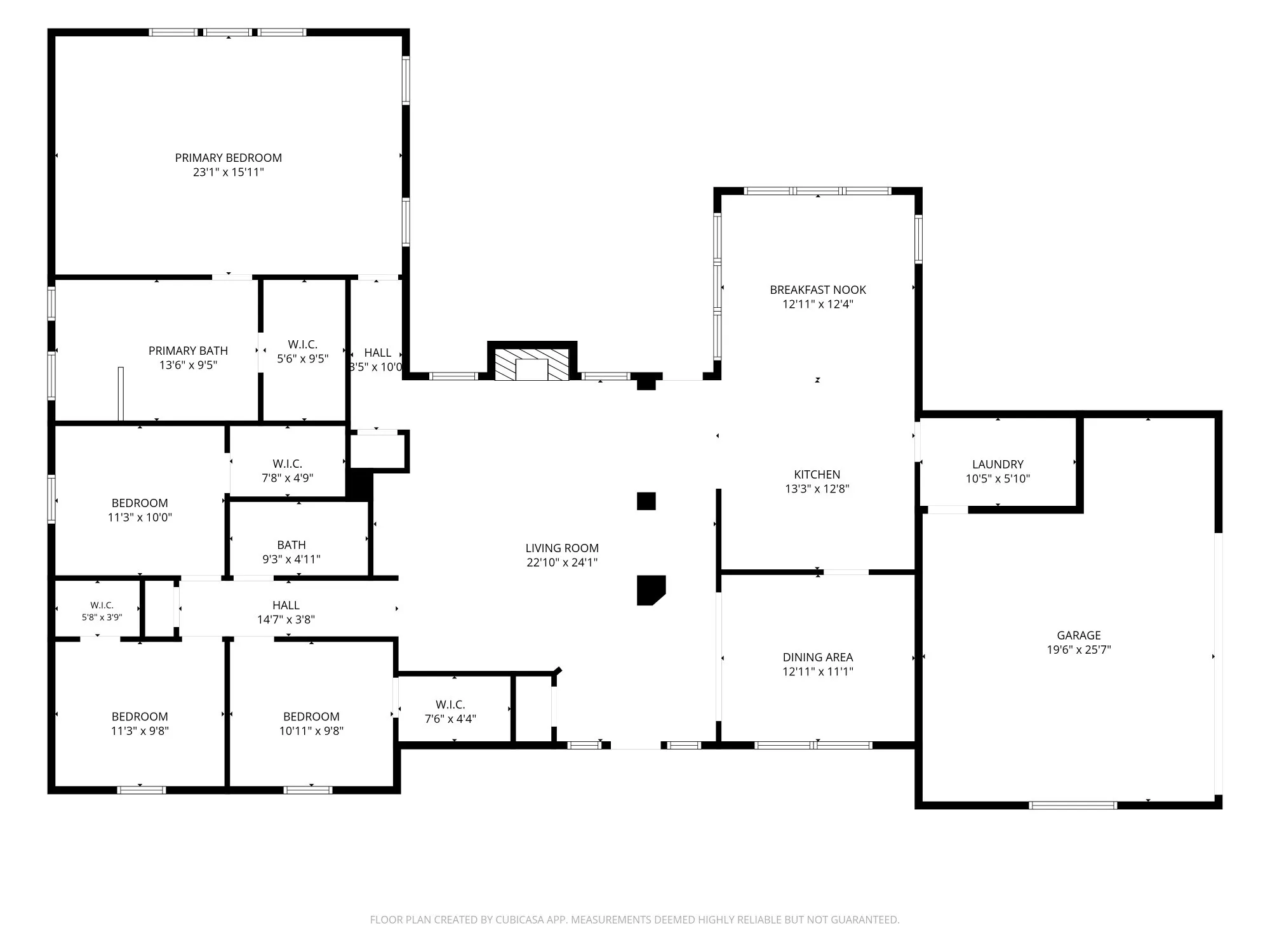  4 bedroom, 2 bathroom, 2332 Sq Foot - all bedrooms feature walk-in closets