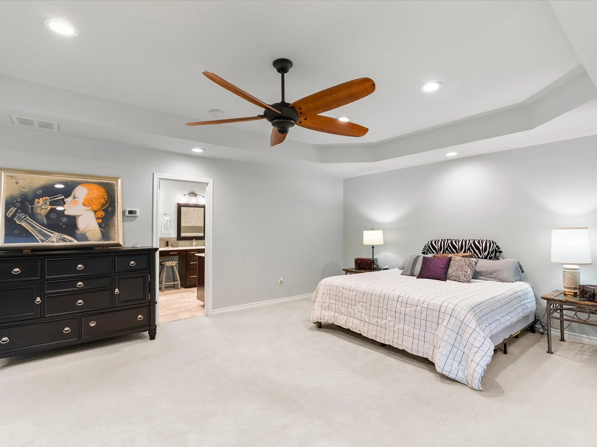 Over-Sized Primary Bedroom