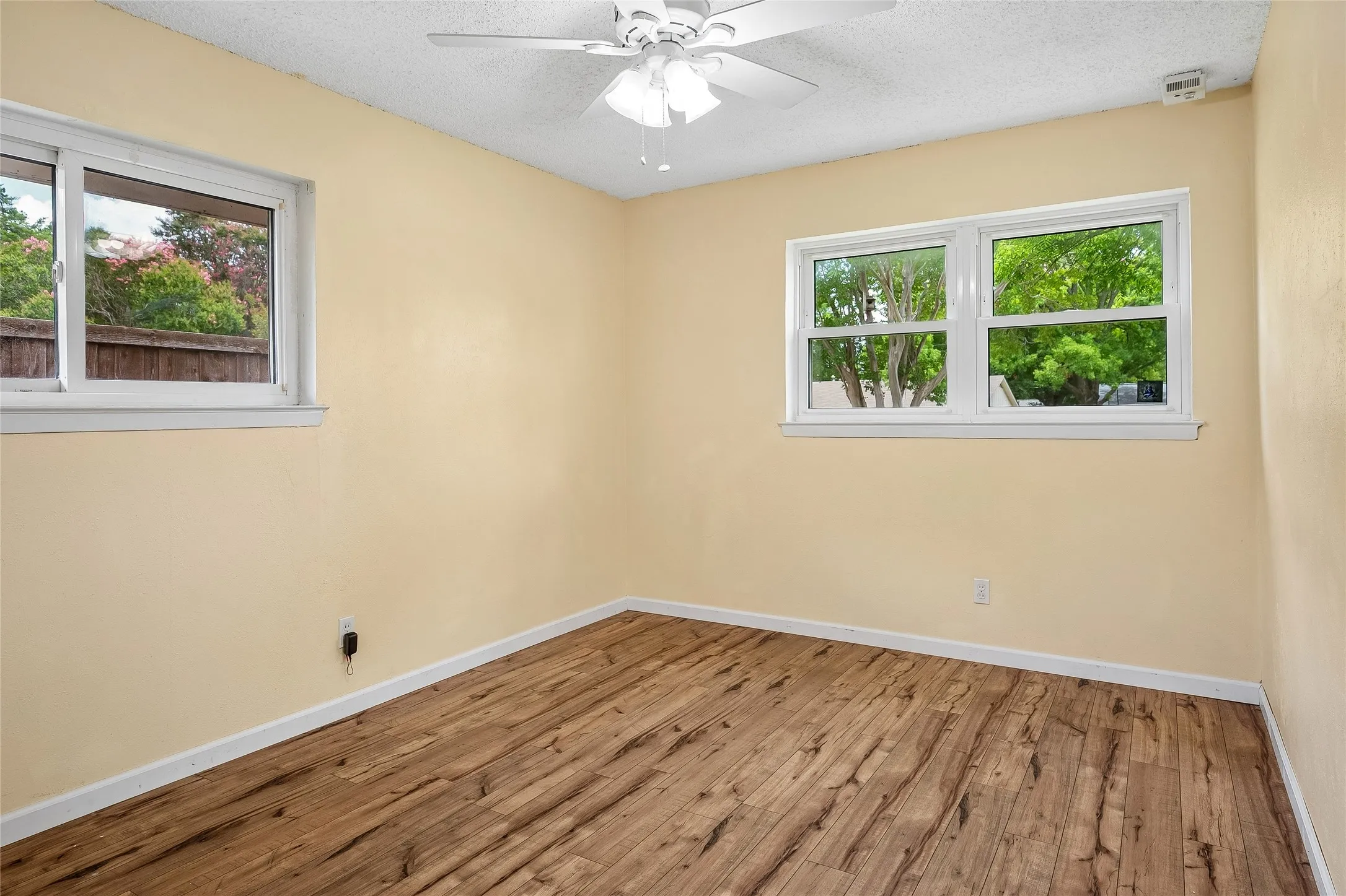 Secondary bedroom with walk-in closet