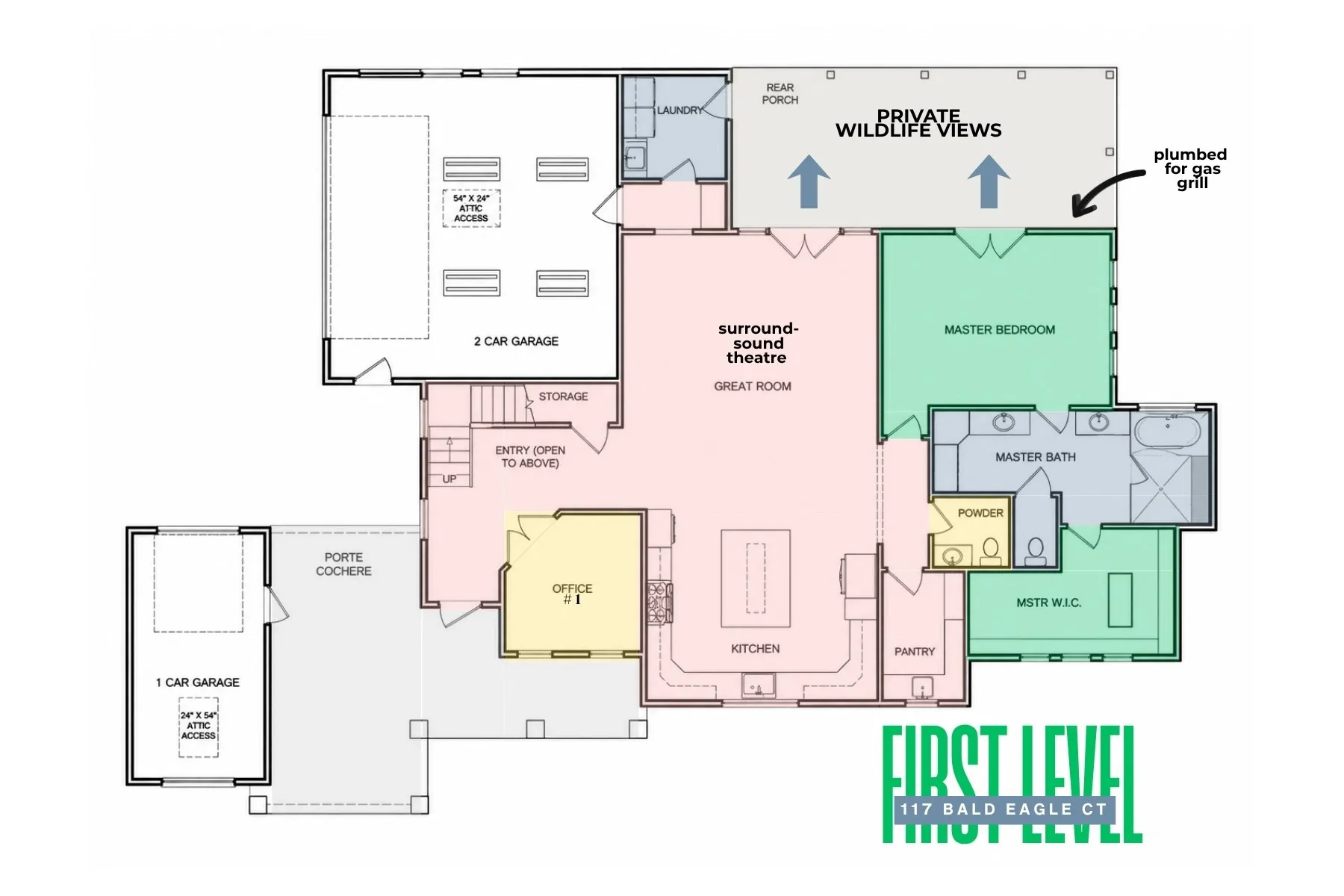 First Level floor plan
