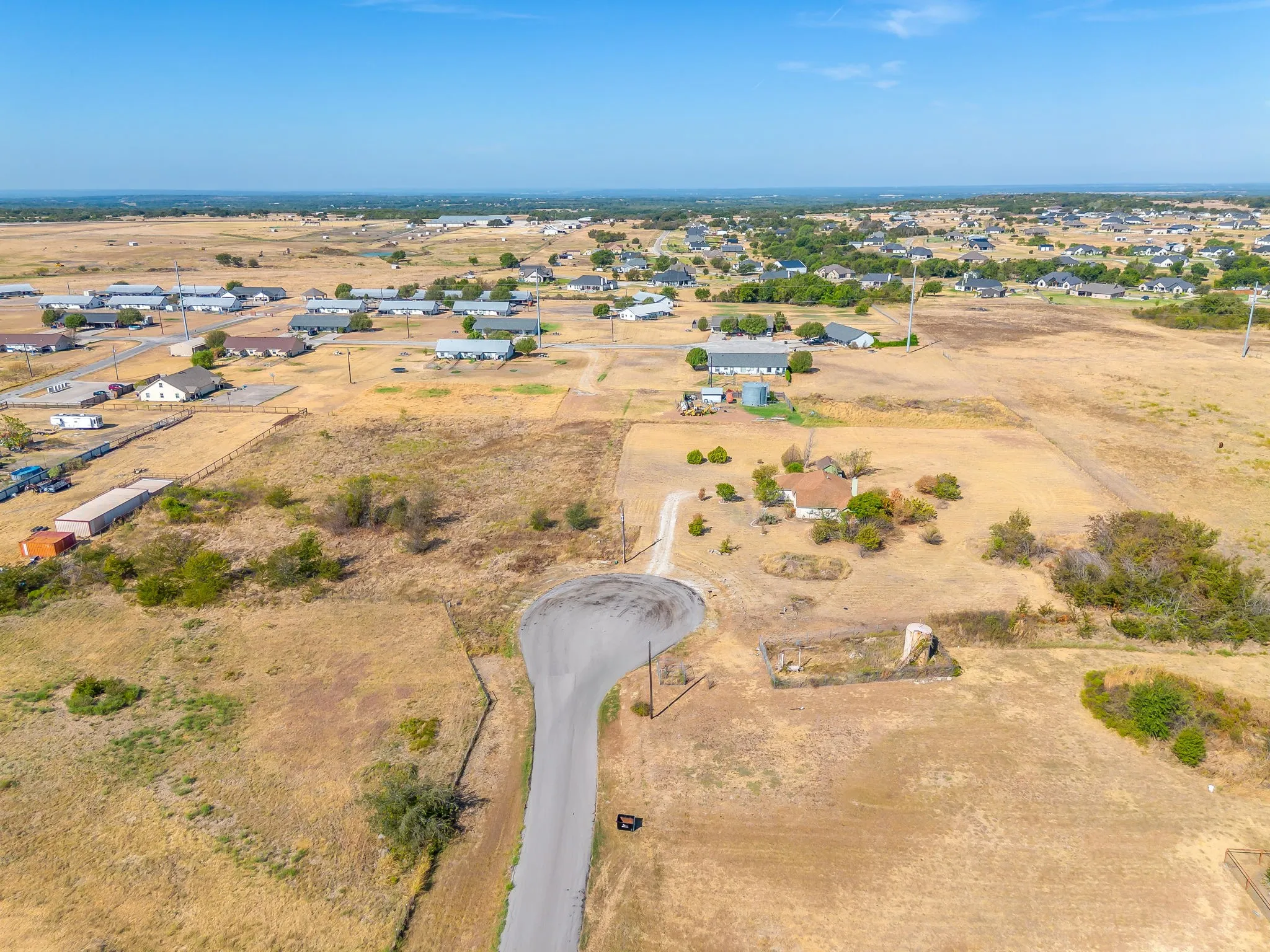 both lots at end of the cul de sac, total of 4.2 acres