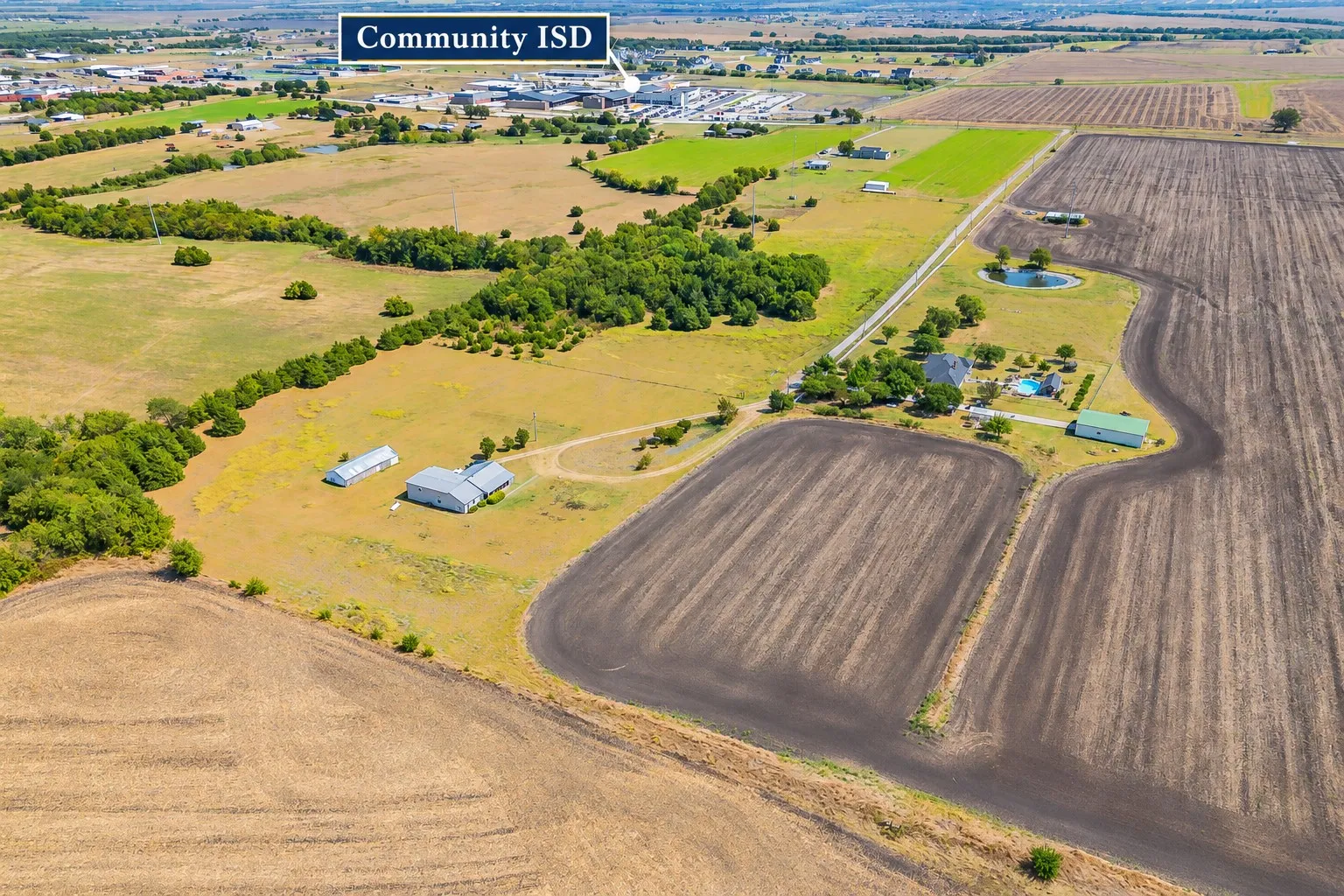 Ever growing Community ISD is less than a 1/2 mile away