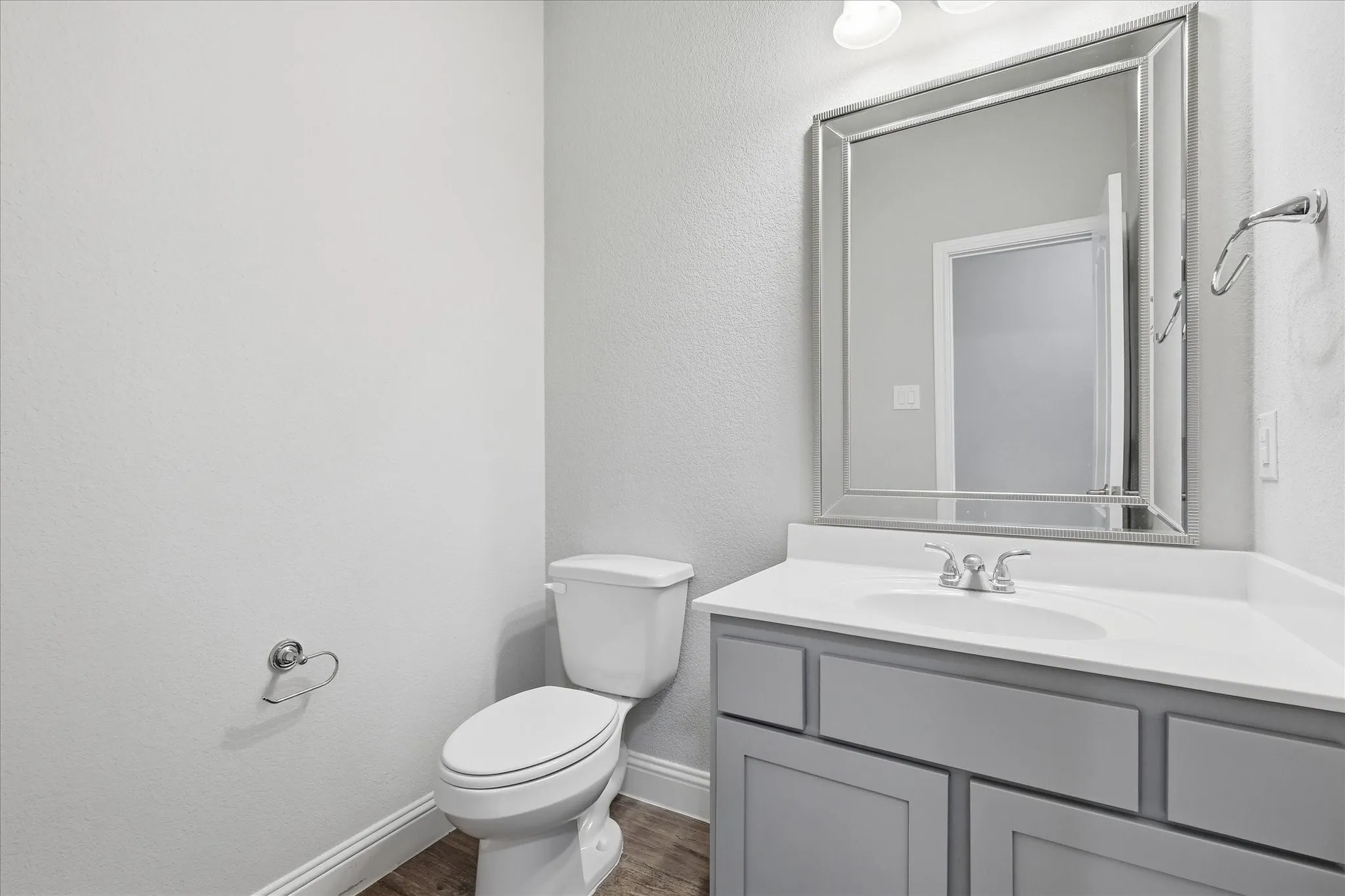 First floor half bath