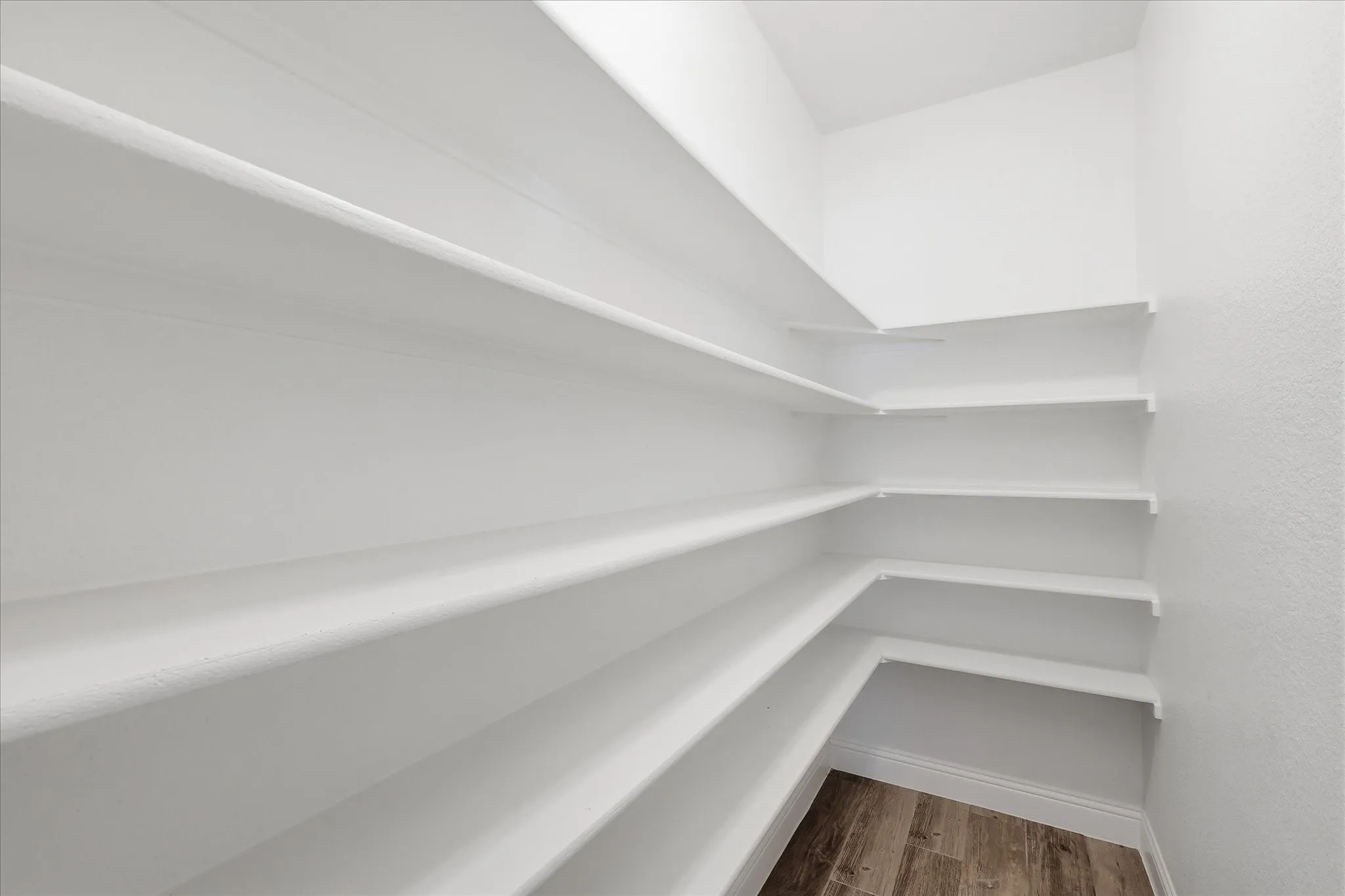 Spacious closet off the formal dining room