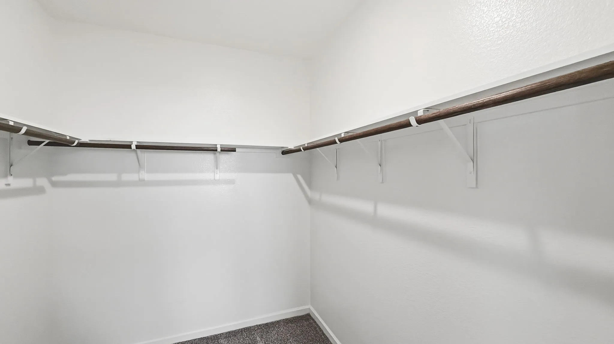 Large walk in primary bedroom closet