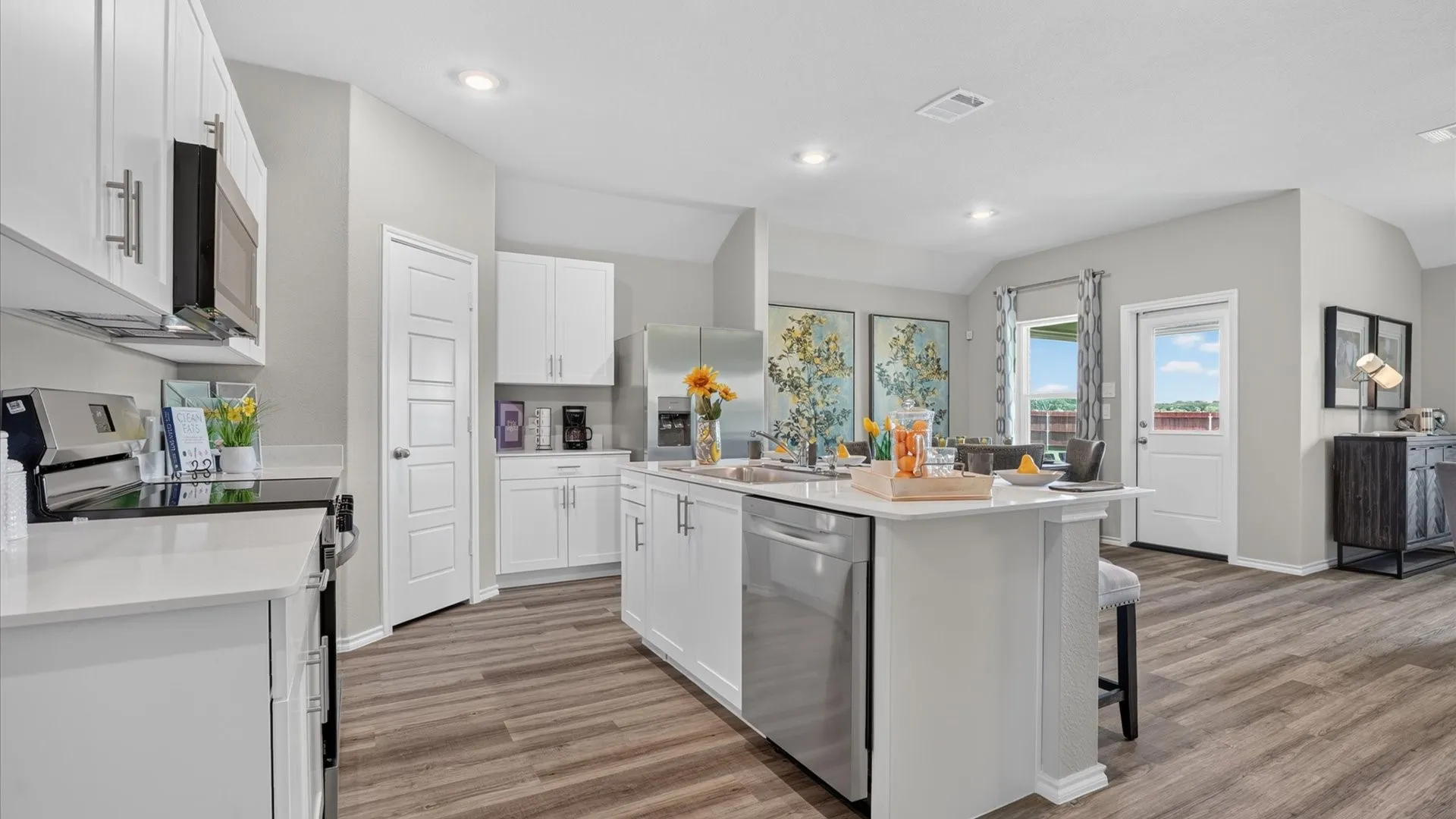 Kitchen - All Home and community information, including pricing, included features, terms, availability and amenities, are subject to change at any time without notice or obligation. All Drawings, pictures, photographs, video, square footages, floor plans, elevations, features, colors and sizes are approximate for illustration purposes only and will vary from the homes as built.
