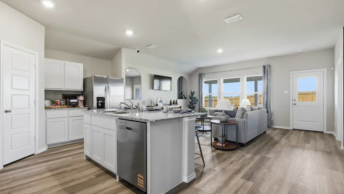 Kitchen - All Home and community information, including pricing, included features, terms, availability and amenities, are subject to change at any time without notice or obligation. All Drawings, pictures, photographs, video, square footages, floor plans, elevations, features, colors and sizes are approximate for illustration purposes only and will vary from the homes as built.
